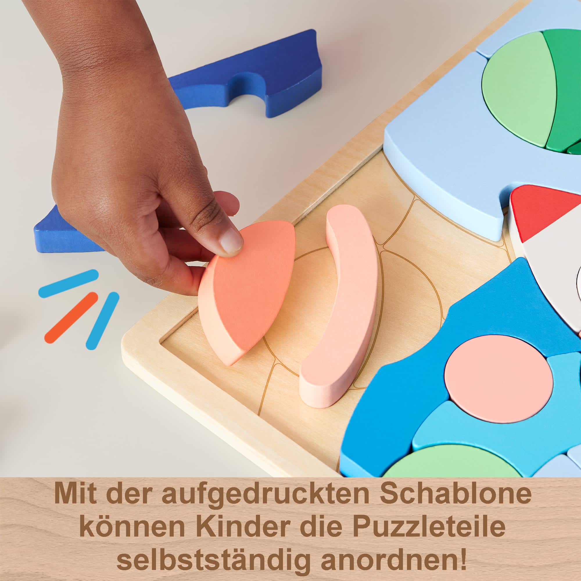 Fisher-Price Weltraum Holz-Puzzle - Image 3