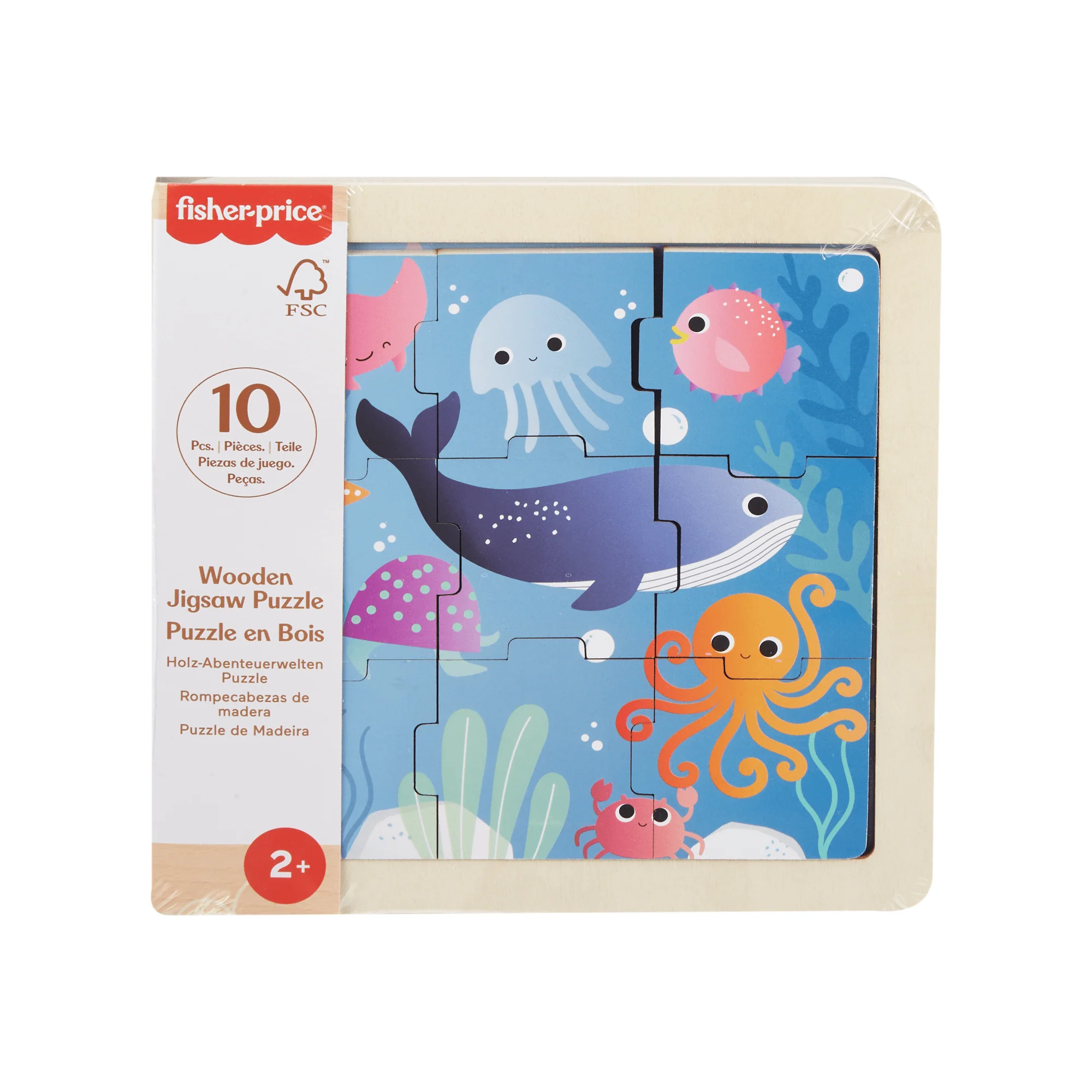 Fisher-Price Wooden Jigsaw Puzzle Collection For Toddlers & Preschool Kids, Style May Vary - Image 6