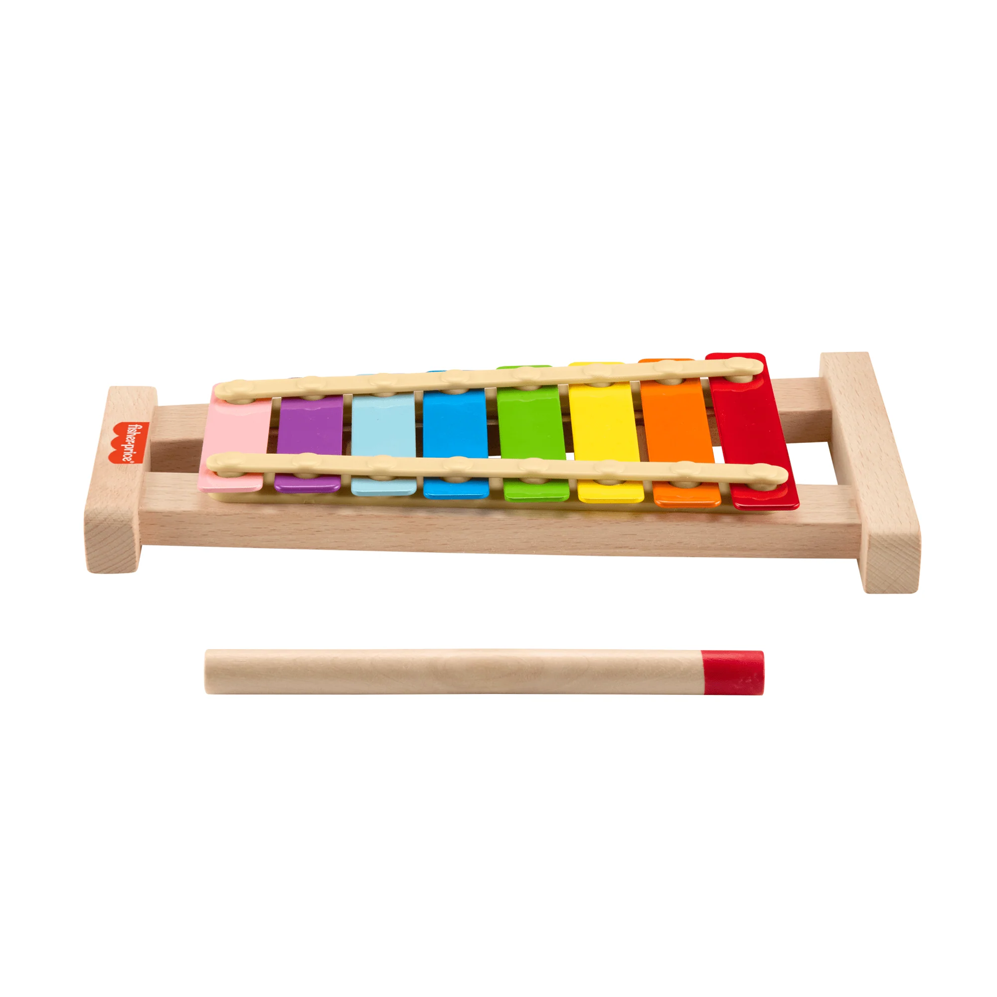 Fisher-Price - Xylophone en bois, instrument de musique avec 2 pièces - Image 4