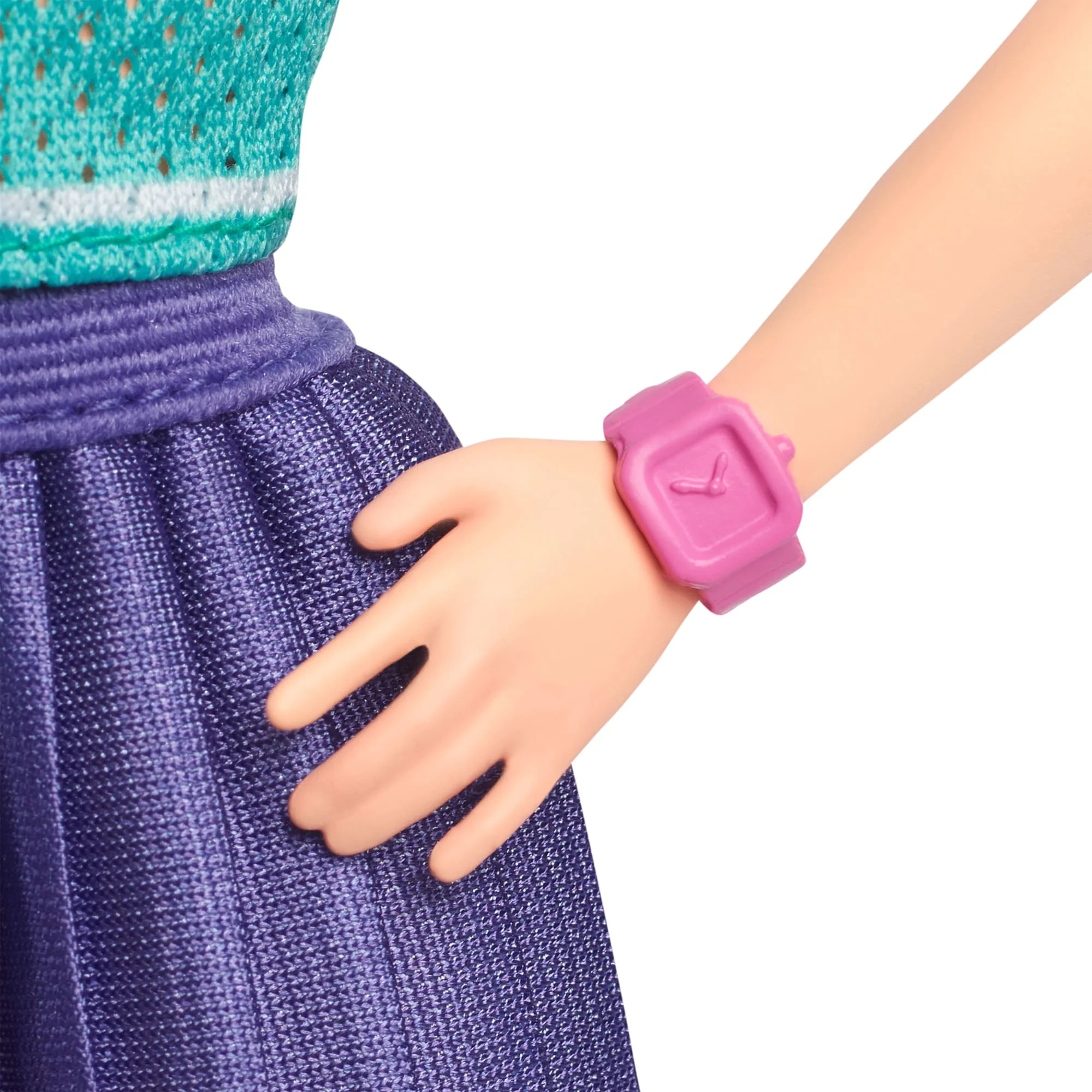 Forması Ve Pileli Mor Eteğiyle Kızıl Saçlı Barbie Fashionistas Bebek (232) - Image 4