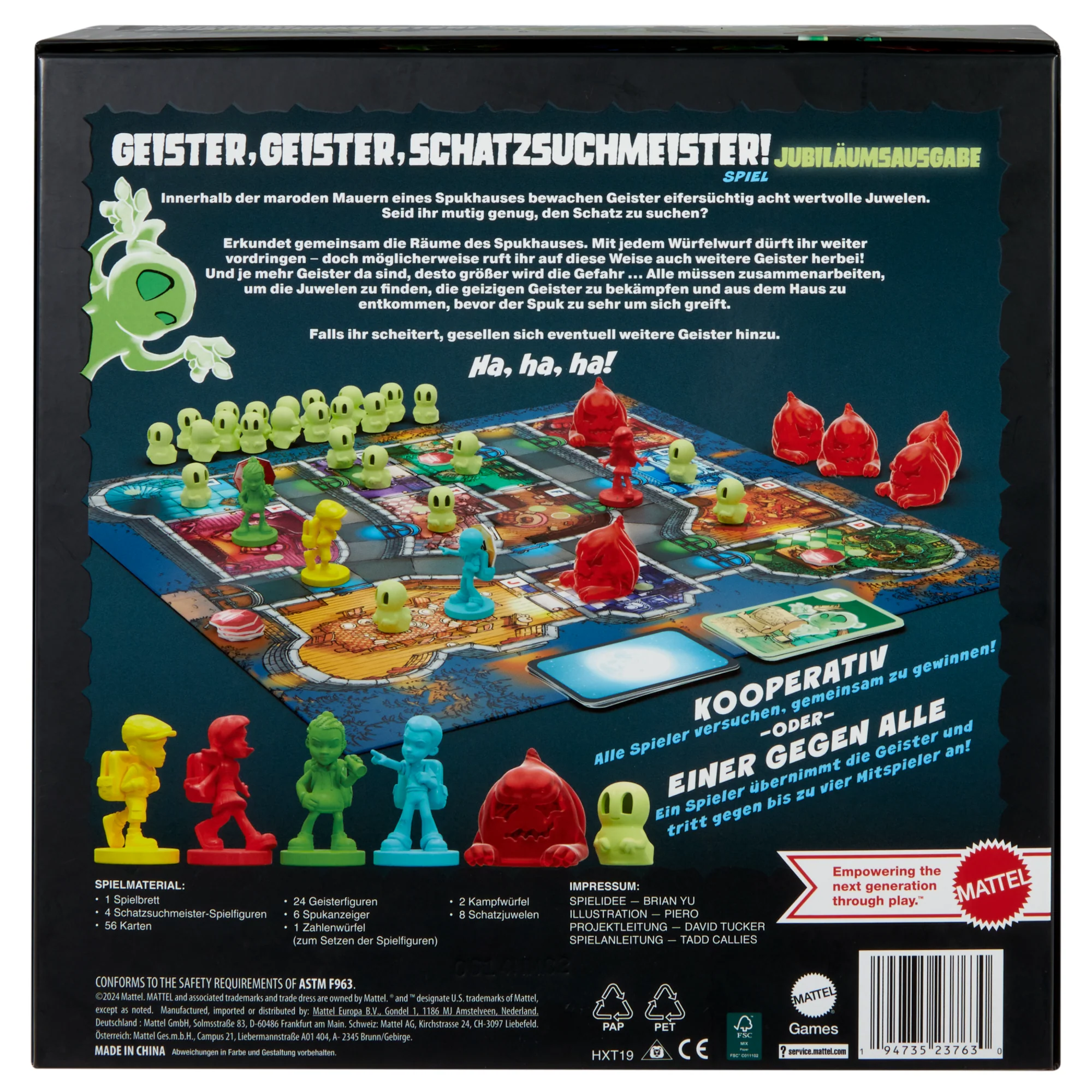 Geister, Geister, Schatzsuchmeister! Jubiläumsausgabe Brettspiel, Kooperatives Familienspiel Mit Zwei Spielmöglichkeiten Für 2 Bis 5 Spieler - Image 2
