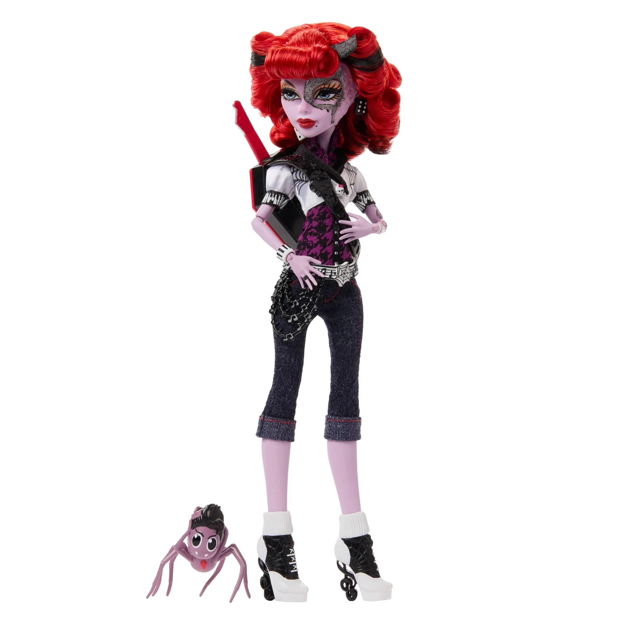 Gruselige Monster-High-Reproduktion Der Ursprünglichen Operetta-Puppe, Mit Tagebuch, Puppenständer Und Haustier - Image 2