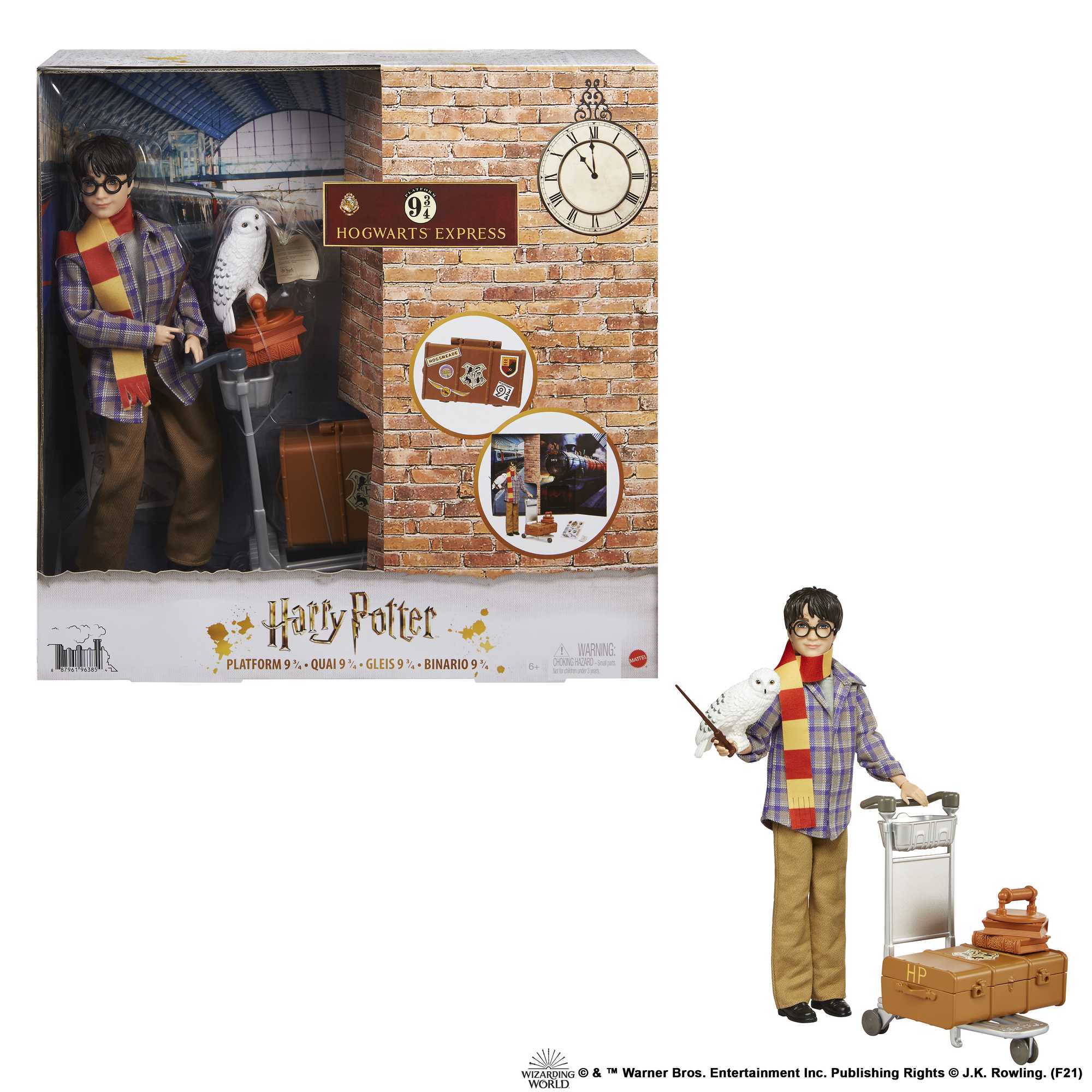 Harry Potter Игровой Набор "Платформа 9 3/4" С Куклой Гарри Поттером