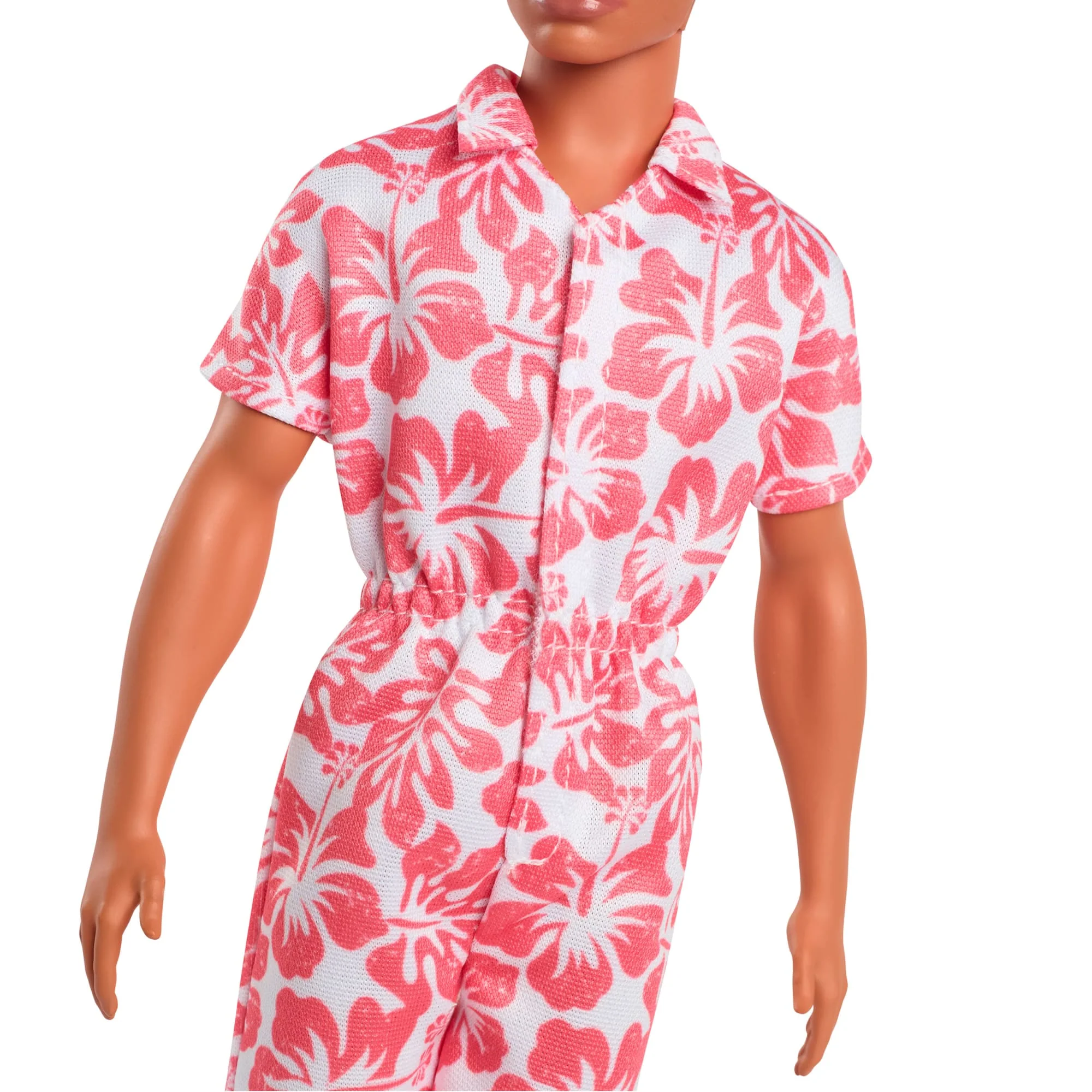 Hawaii Baskılı Tulumu Ve Yeşil Sandaletleriyle Kahverengi Saçlı Barbie Fashionistas Ken Bebek (235) - Image 4