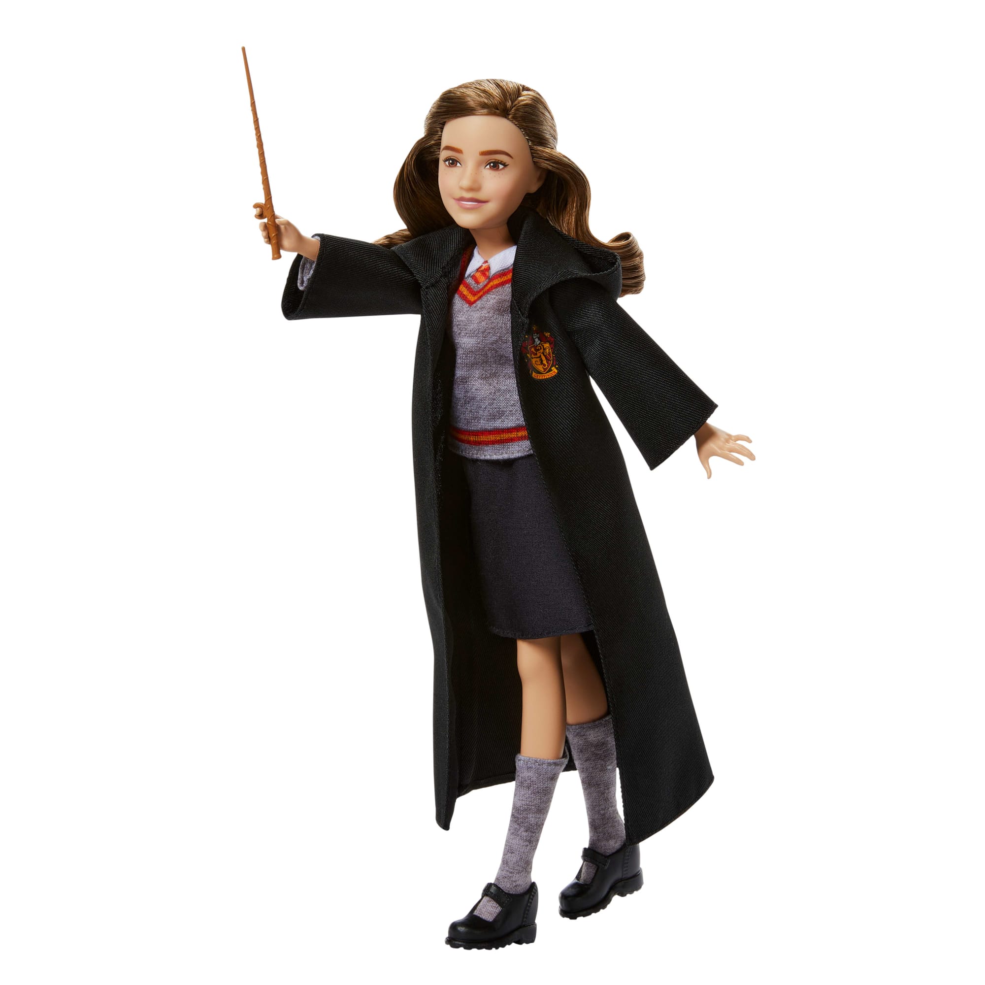Hermione Granger Fashion Doll in Movie-Inspired Hogwarts Uniform With Wand Accessory - Image 4