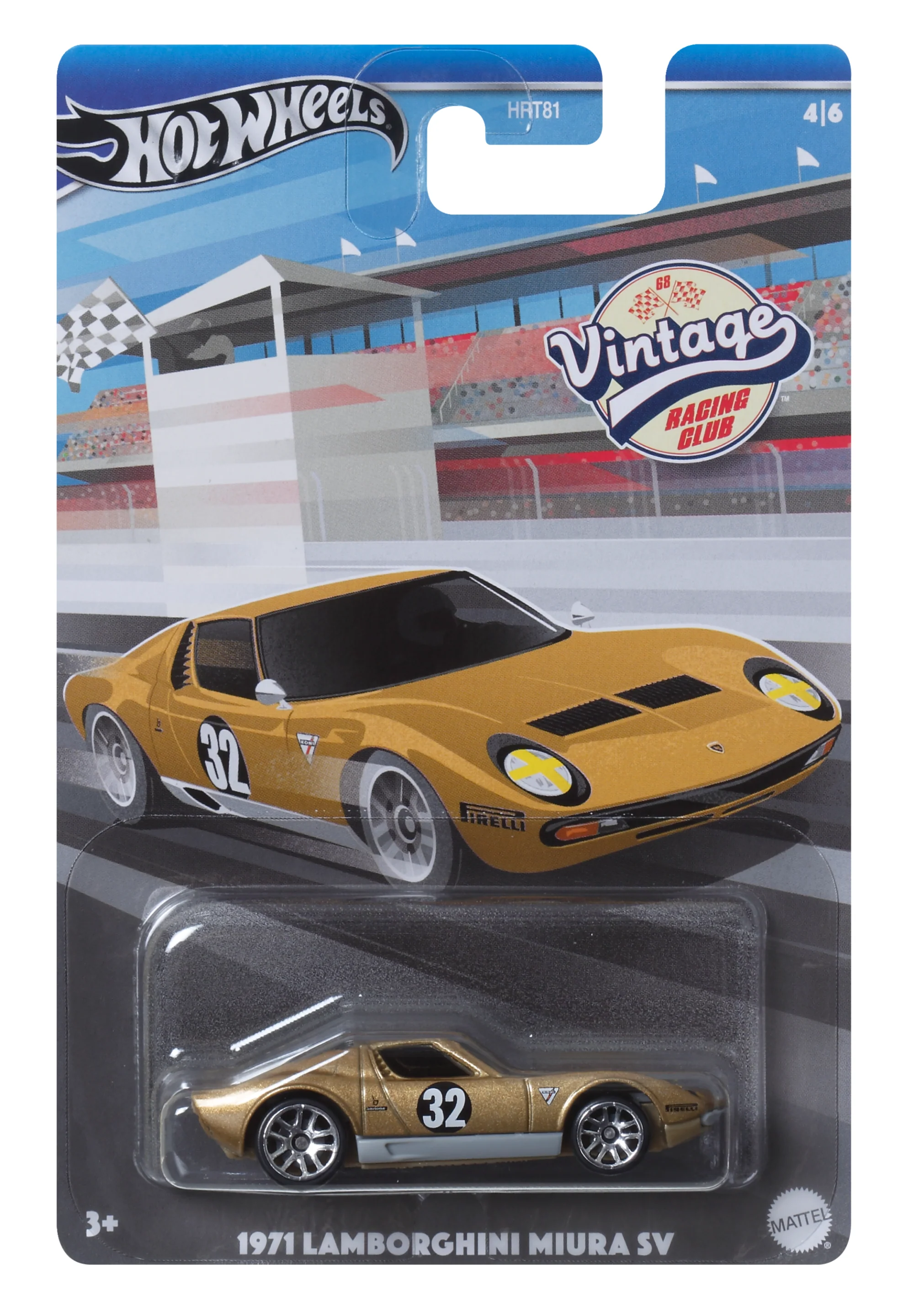 Hot Wheels 1:64 Ölçekli Metal Klasik Yarış Kulübü Arabası (Stiller Çeşitlilik Gösterebilir) - Image 4