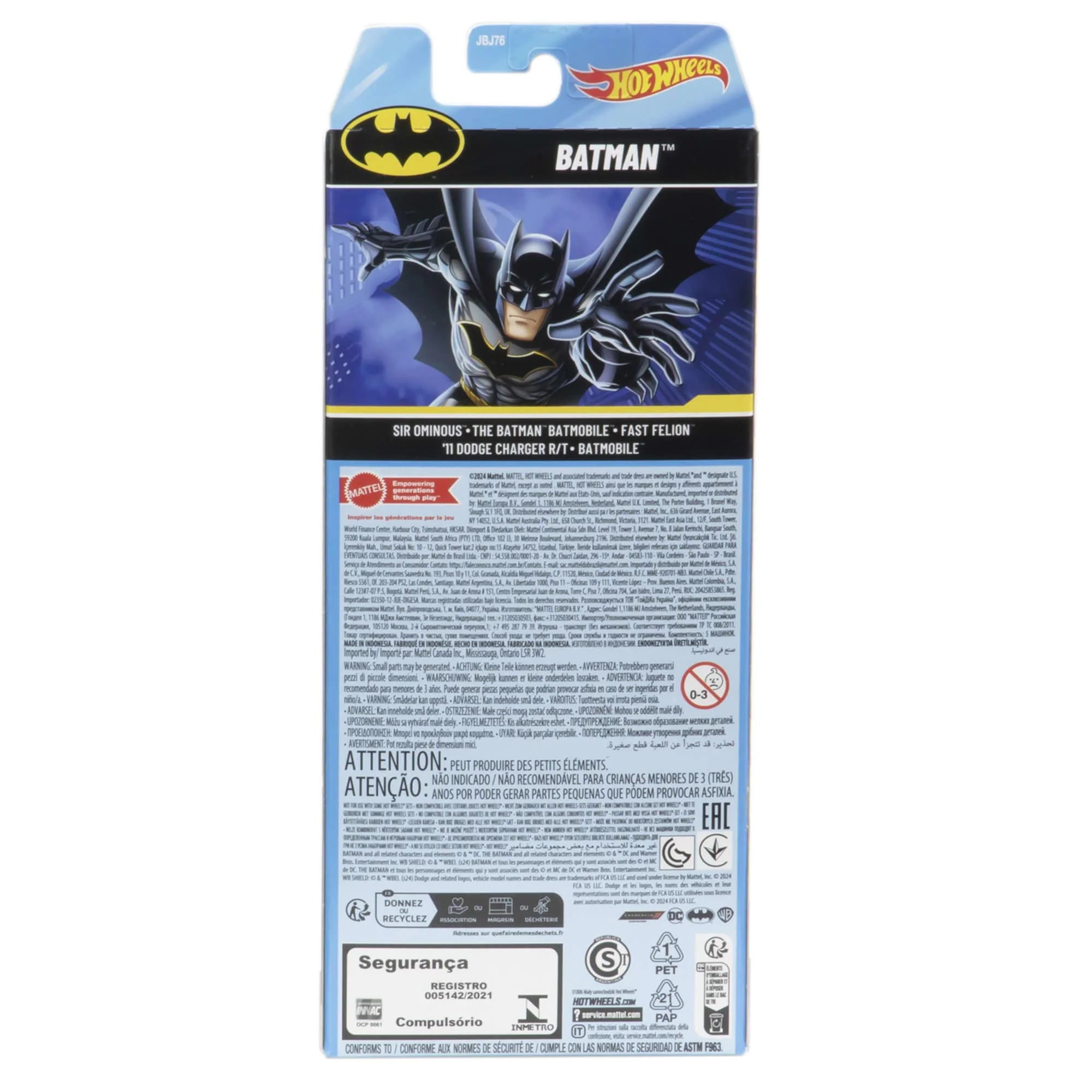 Hot Wheels 5'Li Batman Araba Seti, Batman Temalı 5 Adet 1:64 Ölçekli Oyuncak Araba - Image 5
