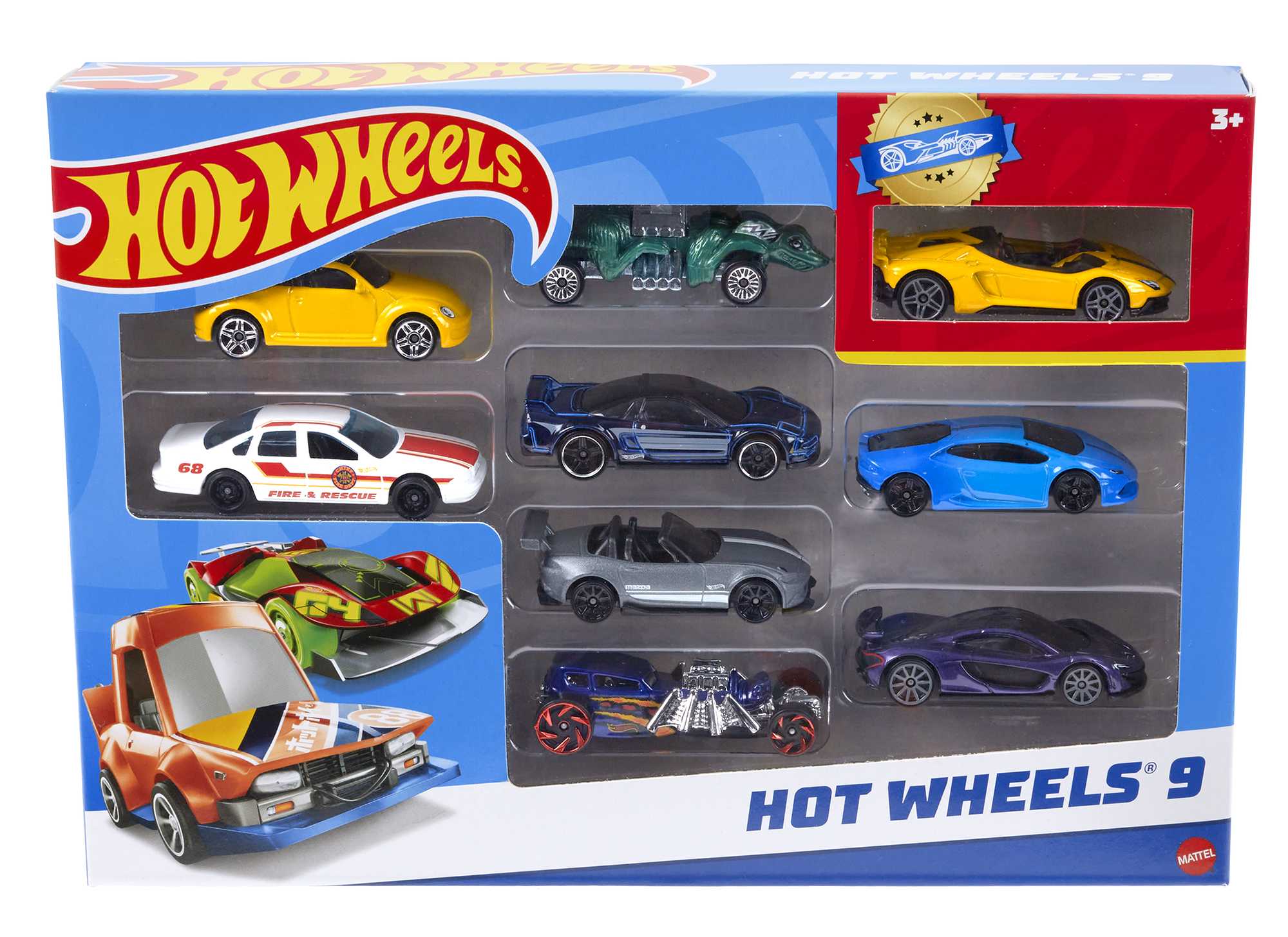 Hot Wheels 9-Pack Vehicles - Image 6