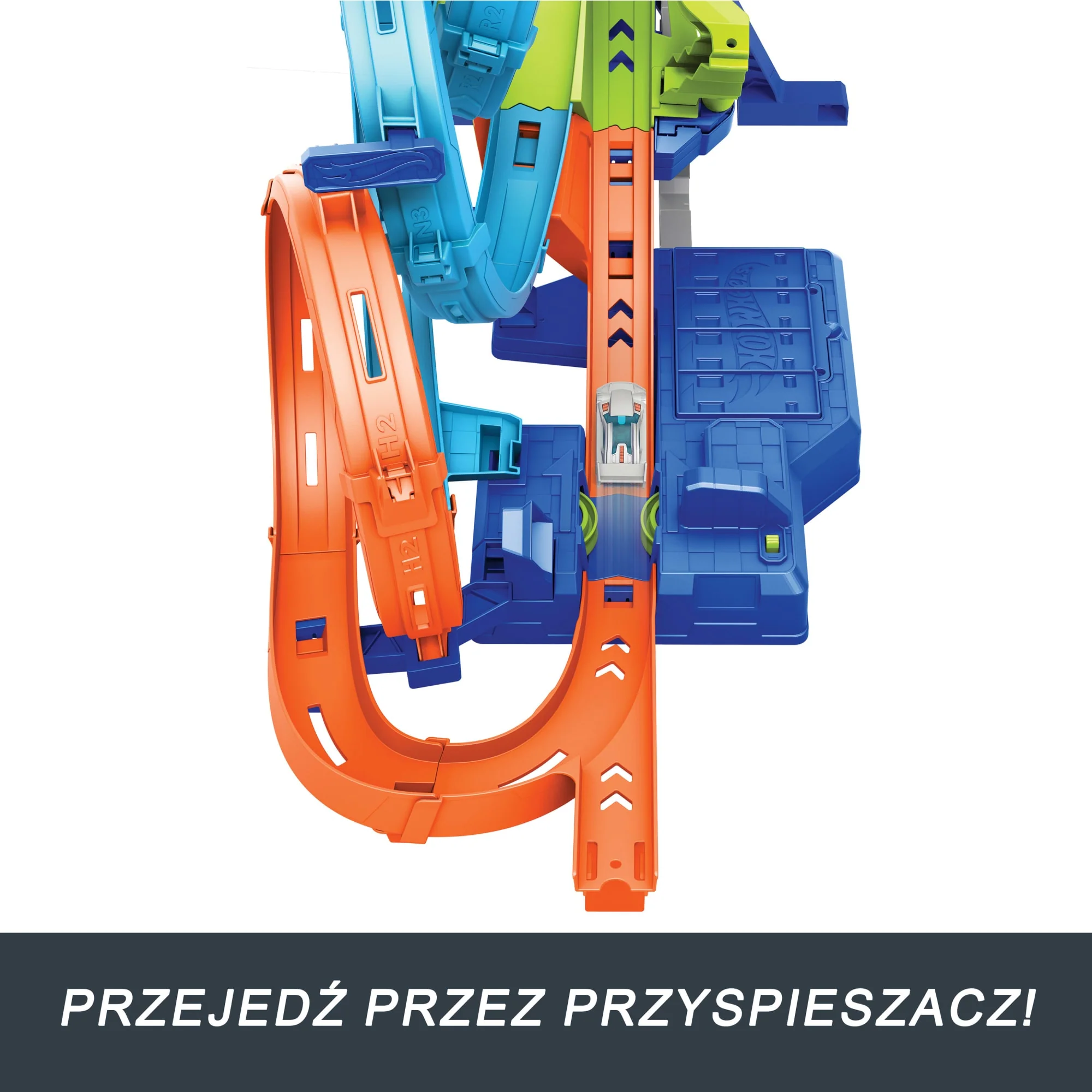 Hot Wheels Action Poczwórna Pętla Kraks Zestaw Z Napędem - Image 2