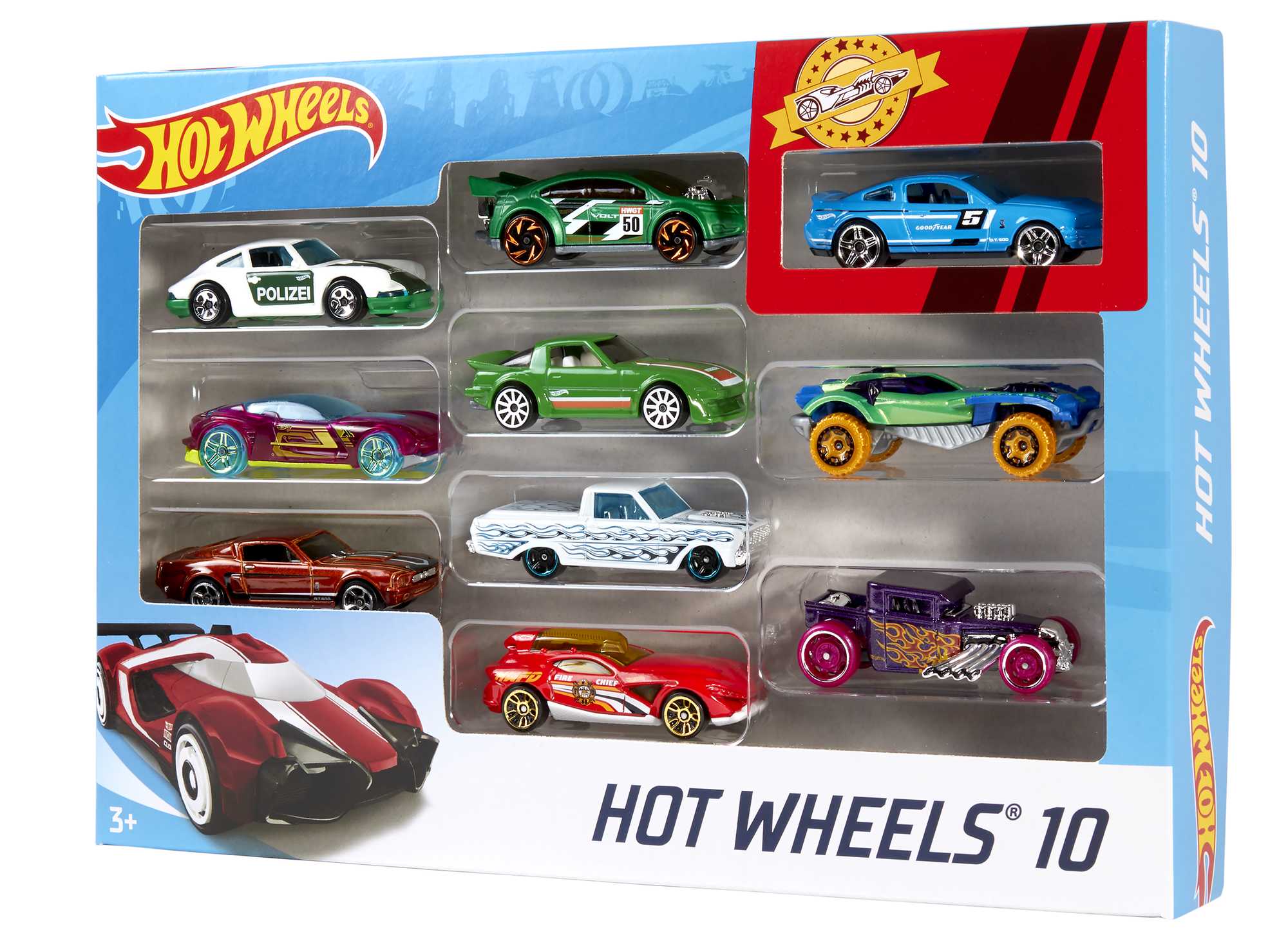 Hot Wheels® Αυτοκινητάκια Σετ των 10 - Image 4