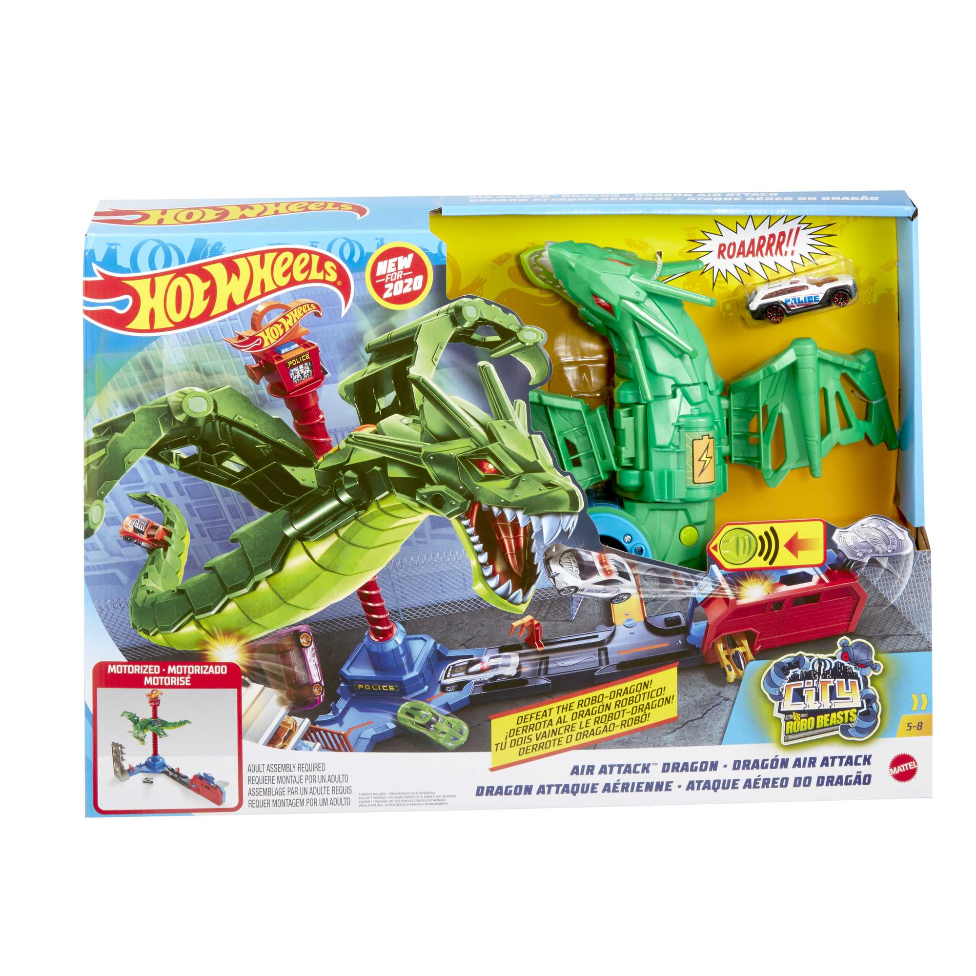Hot Wheels Air Attack Dragon Playset - Image 6