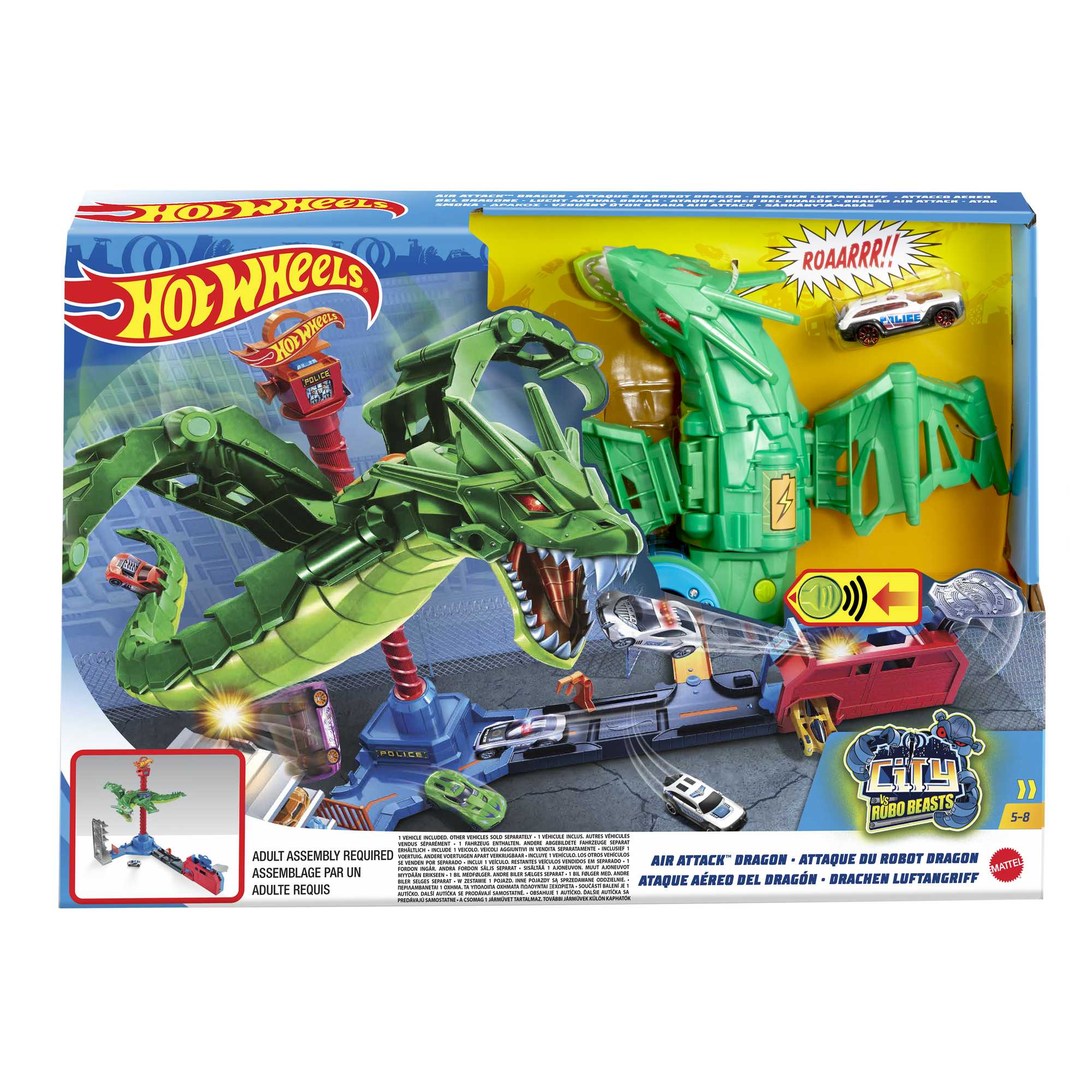 Hot Wheels Air Attack Dragon Playset - Image 6