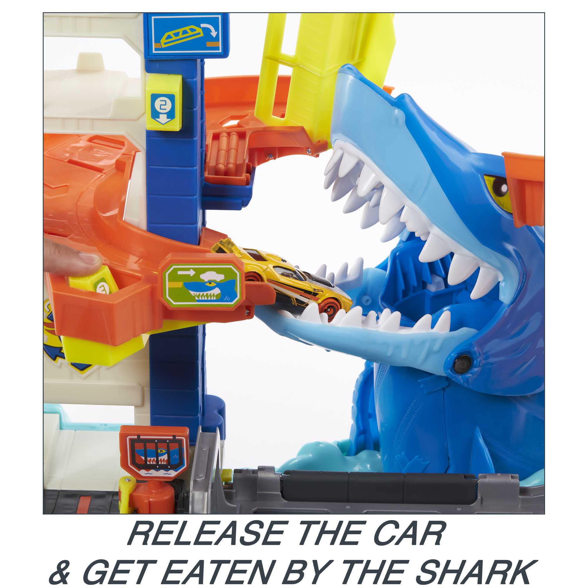 Hot Wheels Attacking Shark Escape Playset - Image 4