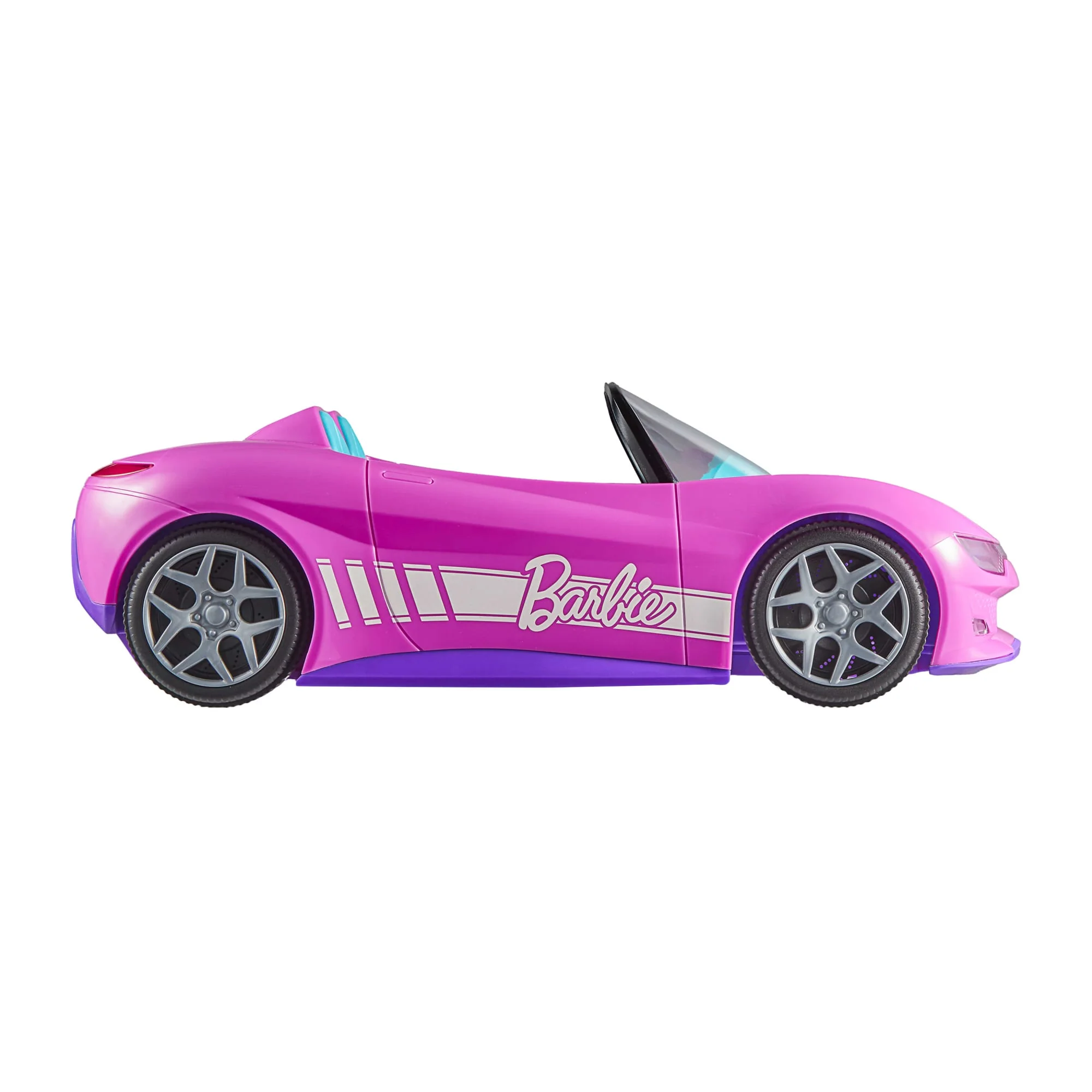 Descapotable Teledirigido De Barbie De Hot Wheels, Coche De Juguete Con Control Remoto Con Pilas Y Capacidad Para DOS Muñecas Barbie - Image 3