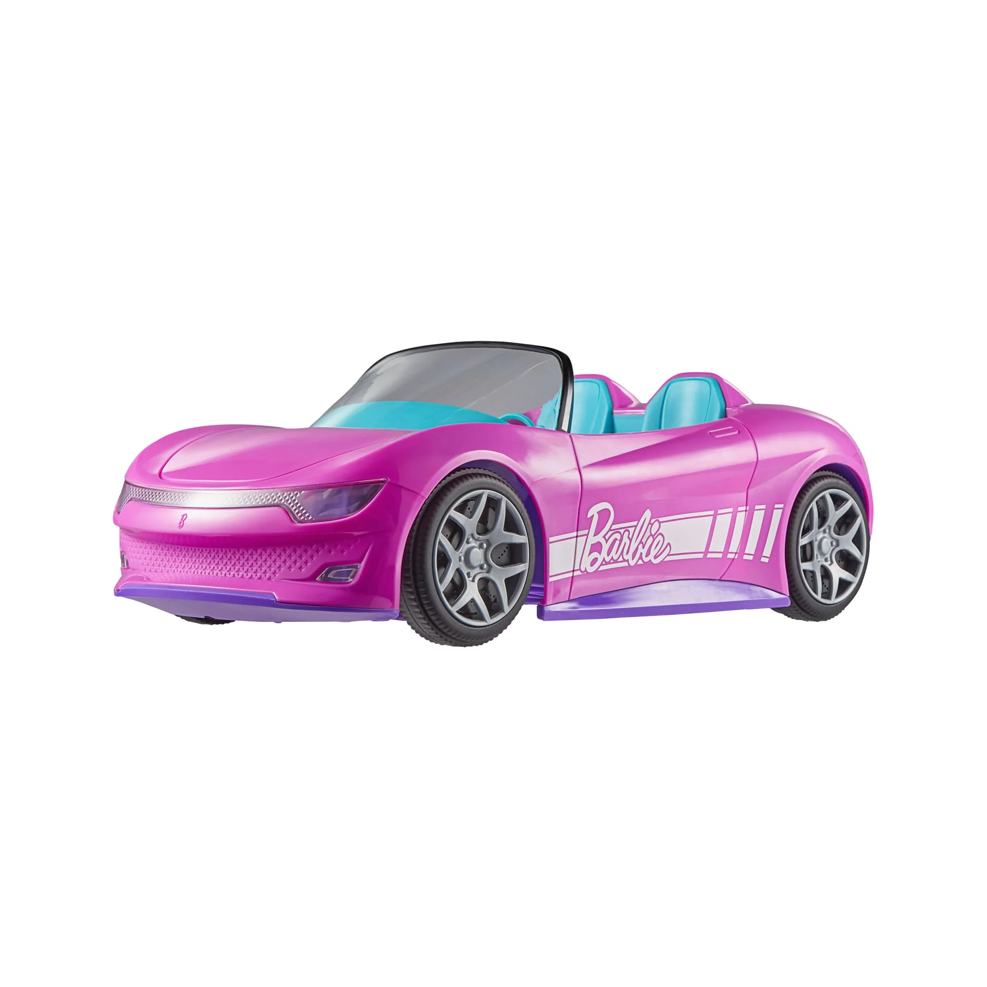 Hot Wheels Barbie Uzaktan Kumandalı Ve Şarj Edilebilir Üstü Açık Oyuncak Araba, 2 Barbie Bebeği Taşıyabilir - Image 5