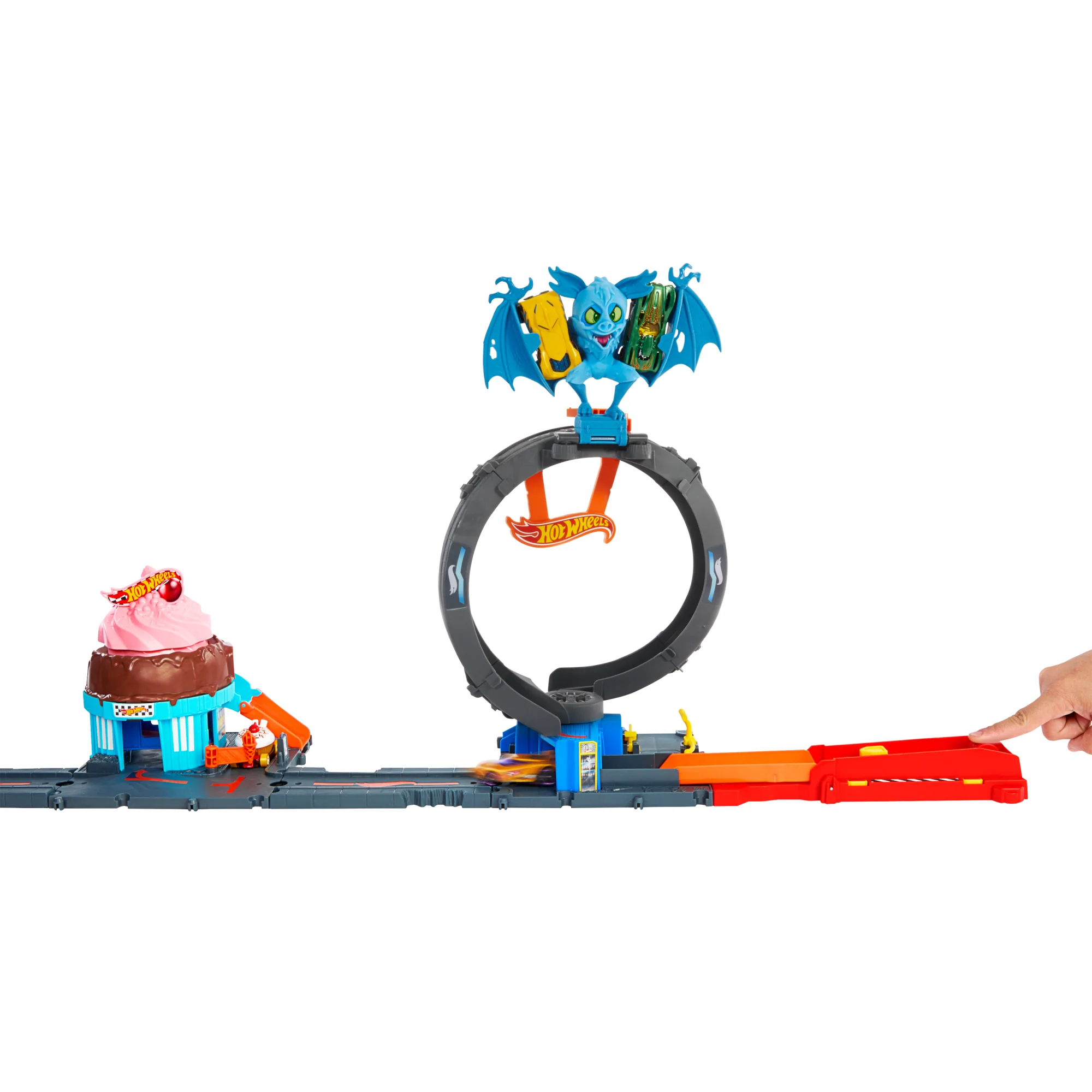 Hot Wheels Bat Döngü Saldırı Oyun Seti Ve 1:64 Ölçekli Oyuncak Araba - Image 5