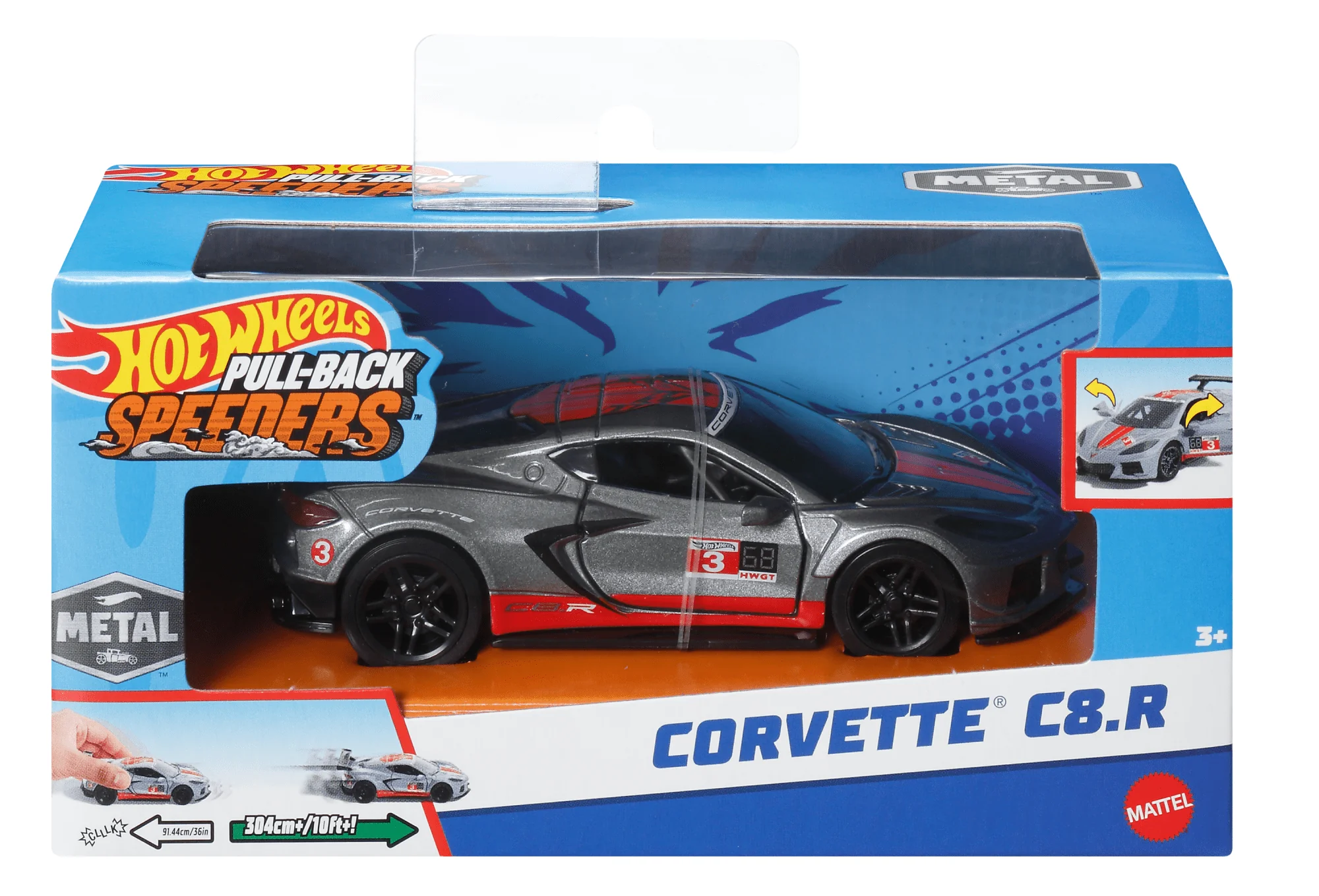 Hot Wheels Bolidi A Retrocarica, Macchinina In Scala 1:43, Tira Indietro E Rilascia Per Sfrecciare - Image 7