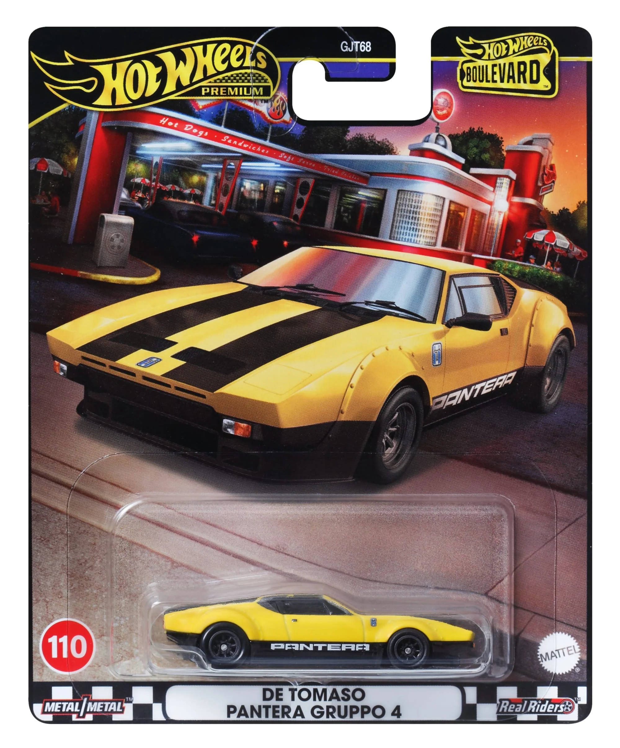 Hot Wheels Boulevard Premium Araçlar Serisi, 1:64 Ölçekli Metal Araba Koleksiyonerleri, Tamamen Metal Gövde Yapısı, Real Rider Lastikler Gjt68 - Image 3