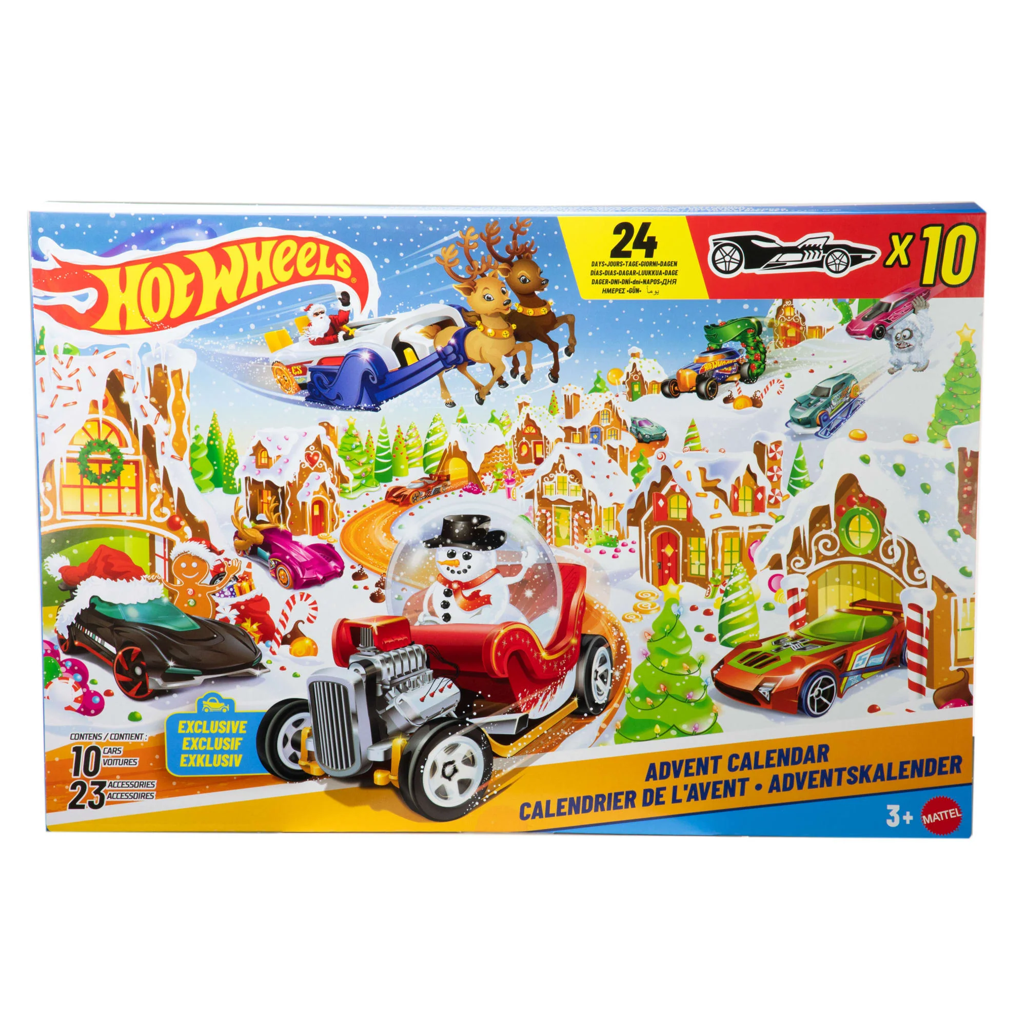 Hot Wheels-Calendrier De L’Avent 2025-10 Véhicules Et 24 Accessoires - Image 5