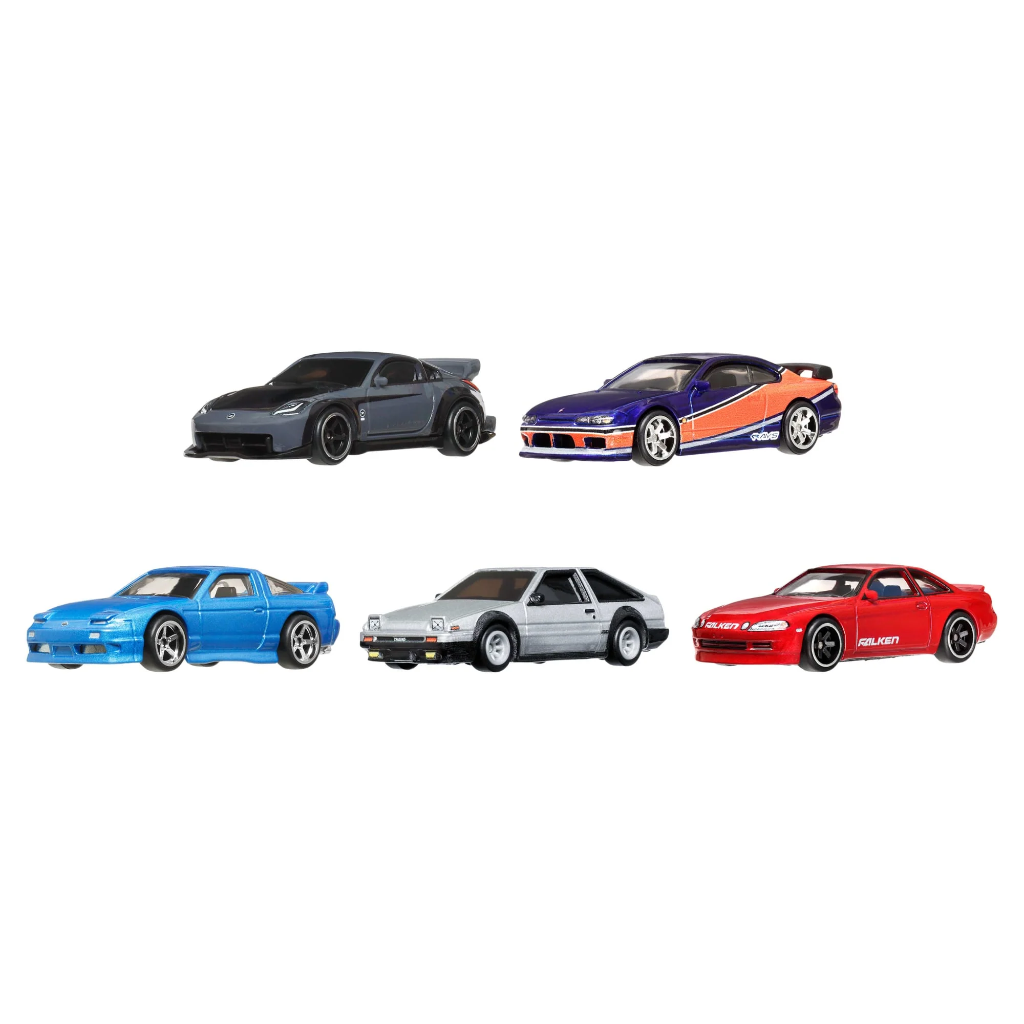 Hot Wheels Cars, Premium Fast & Furious Tokyo Drift Bundle Of 5 1:64 Scale Die-Cast Vehicles - Image 7