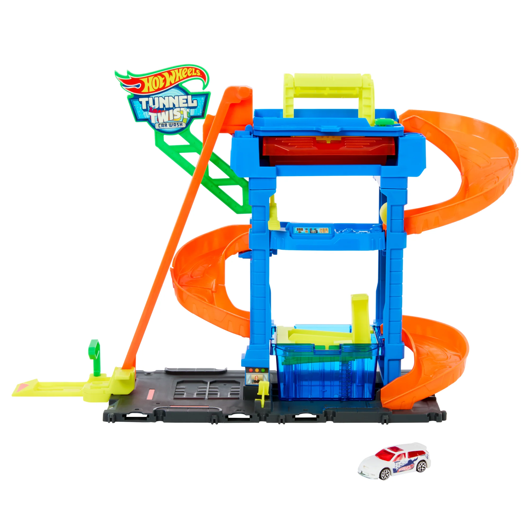 Hot Wheels Σετ, Πλυντήριο Αυτοκινήτων Με Αυτοκινητάκι Χρωμοκεραυνό Κλίμακας 1:64 - Image 6
