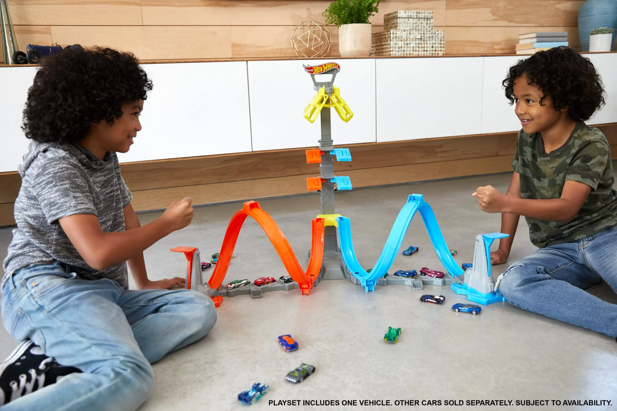 Πίστα Hot Wheels Διπλή Εκτόξευση & Λουπ Για Παιδιά 5-10 Ετών - Image 2