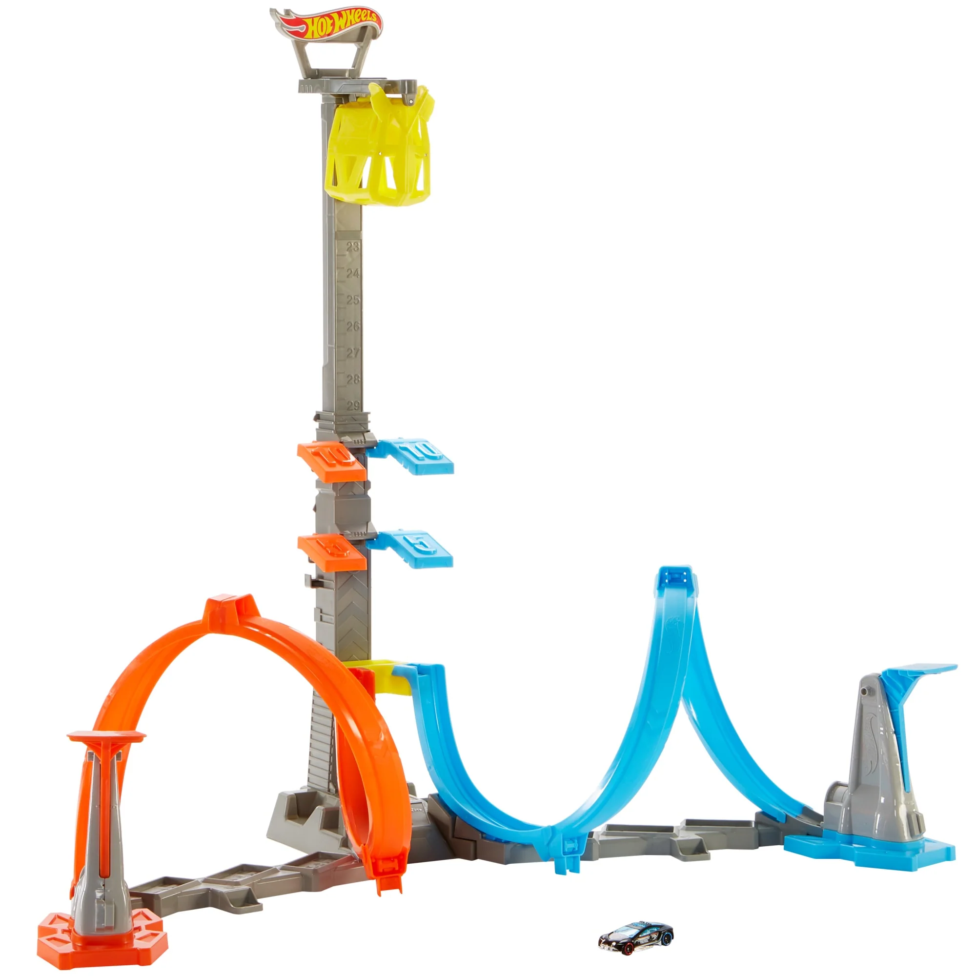 Πίστα Hot Wheels Διπλή Εκτόξευση & Λουπ Για Παιδιά 5-10 Ετών - Image 6