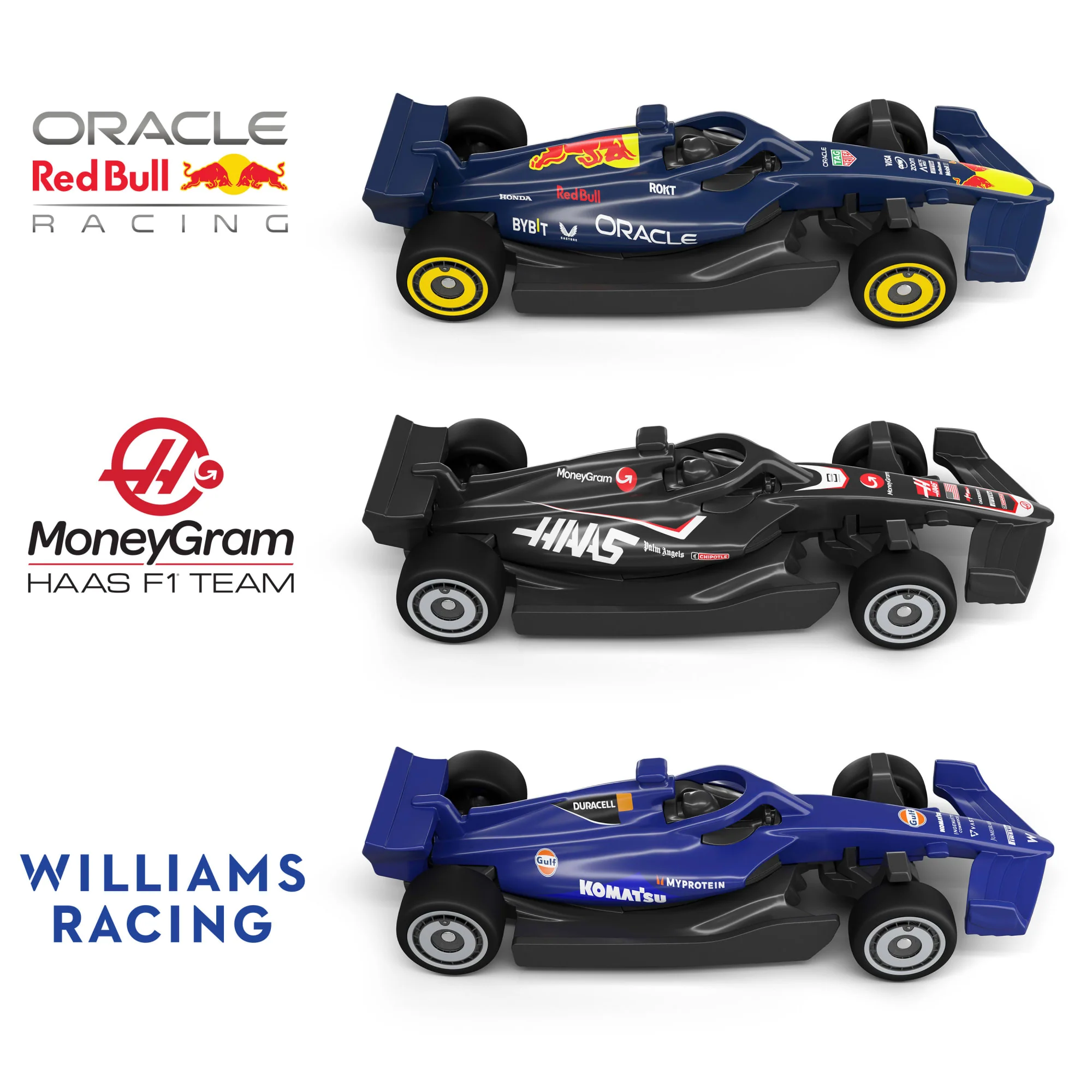 Hot Wheels - Πίστα Formula 1 Grand Prix Με 3 Μεταλλικά Αυτοκινητάκια Κλίμακας 1:64 - Image 3