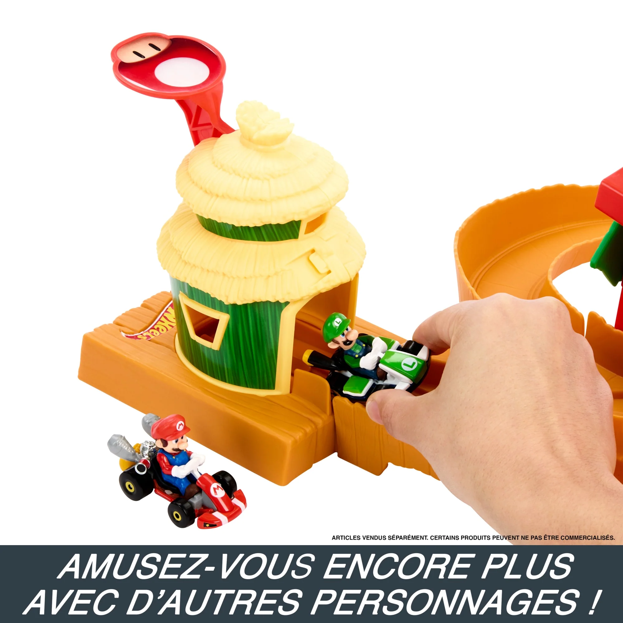 Hot Wheels - Coffret Circuit Royaume De La Jungle Du Film Super Mario Bros - Petite Voiture - 5 Ans Et + - Image 5
