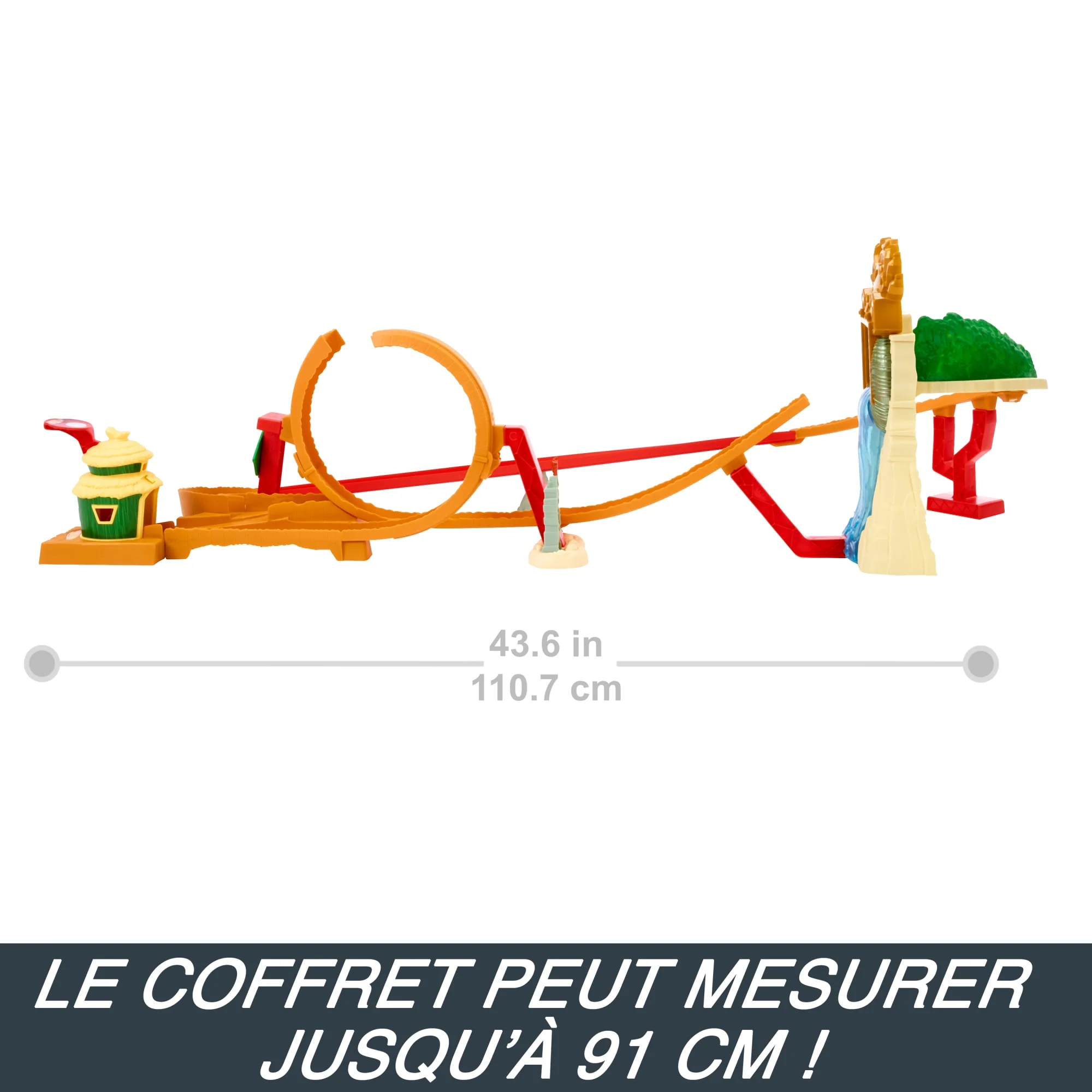 Hot Wheels - Coffret Circuit Royaume De La Jungle Du Film Super Mario Bros - Petite Voiture - 5 Ans Et + - Image 7