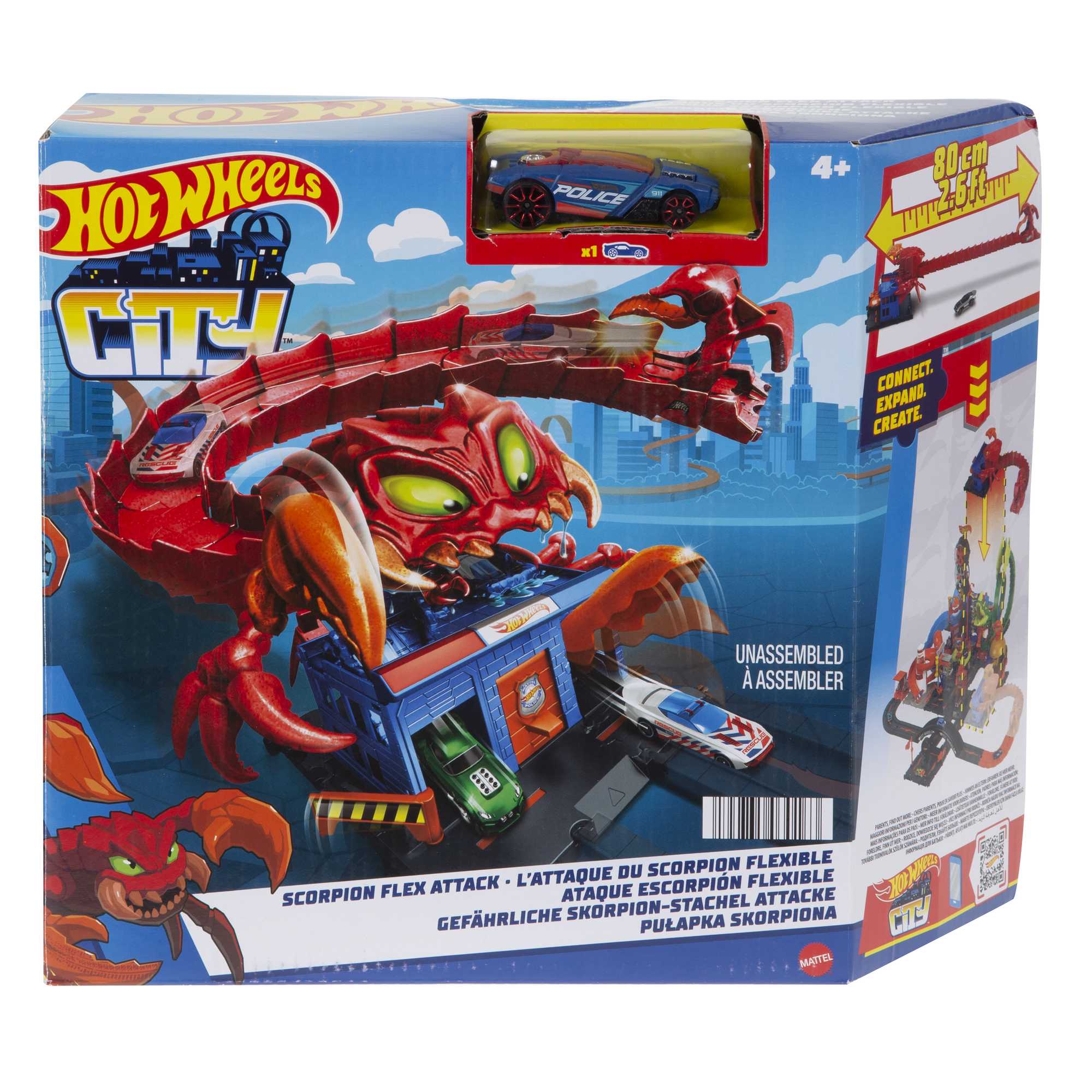 Hot Wheels City Creature Mostruose Assortimento, Con 1 Macchinina Hot Wheels - Image 3