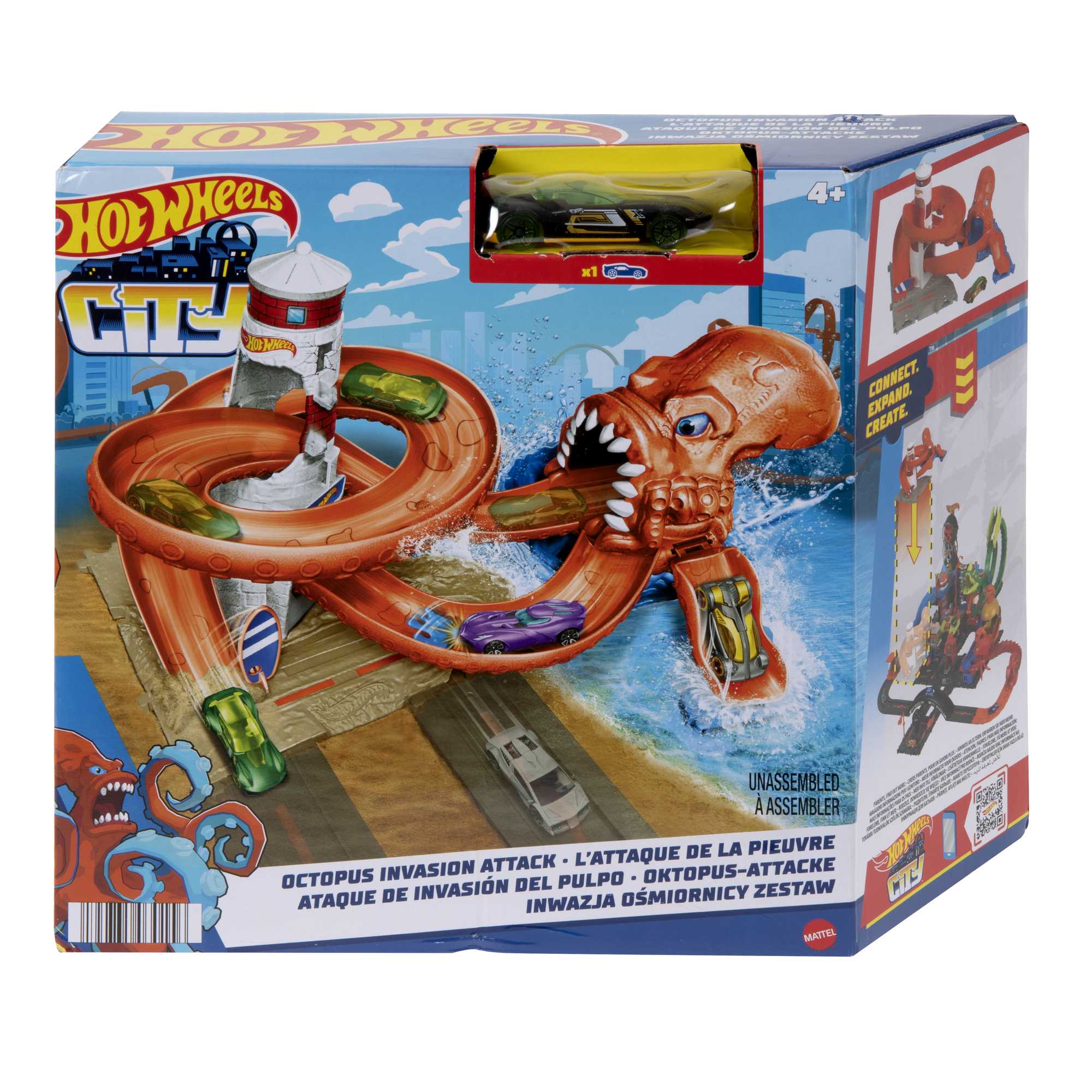 Hot Wheels City Creature Mostruose Assortimento, Con 1 Macchinina Hot Wheels - Image 5