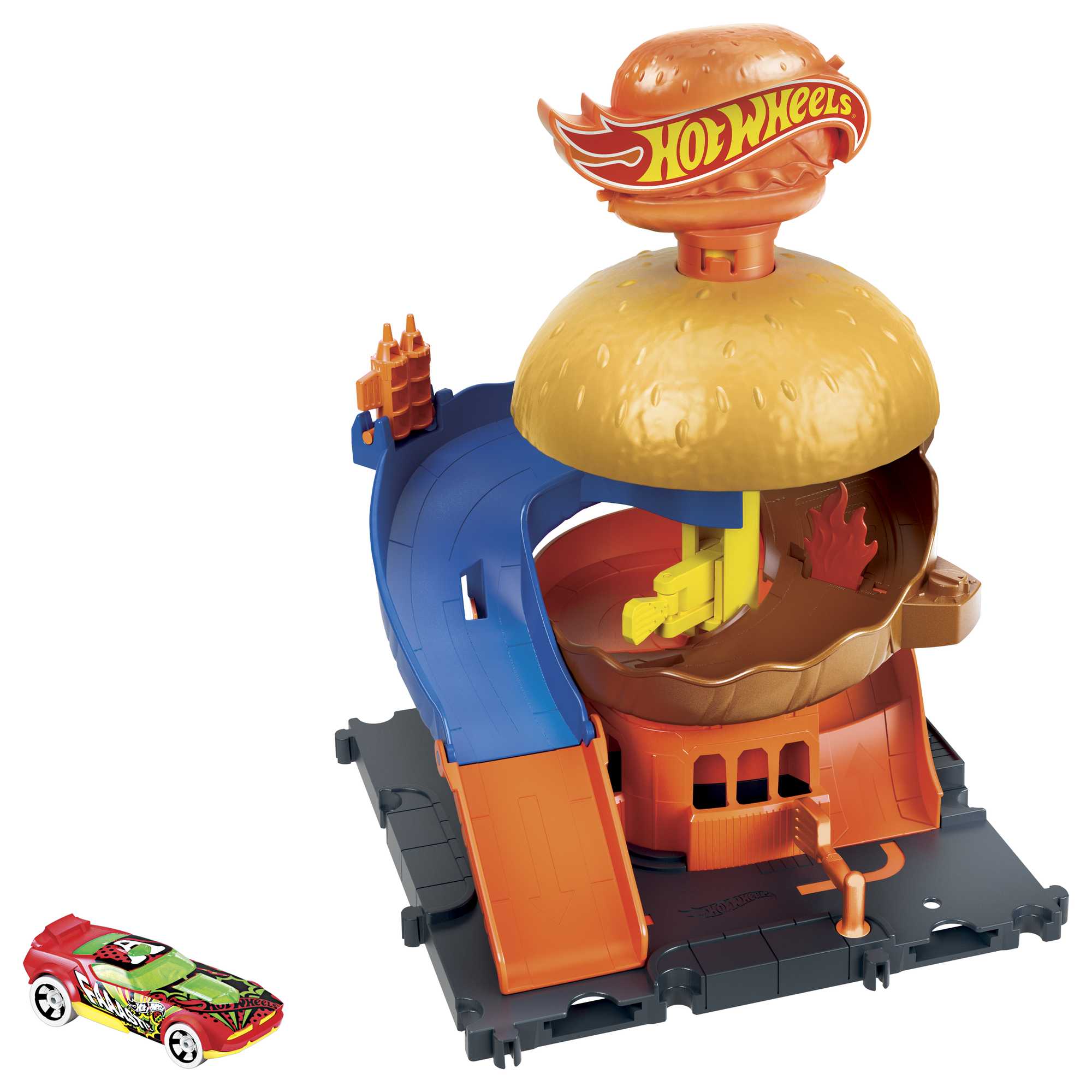 Hot Wheels City Downtown Track Set Assortment - Image 9