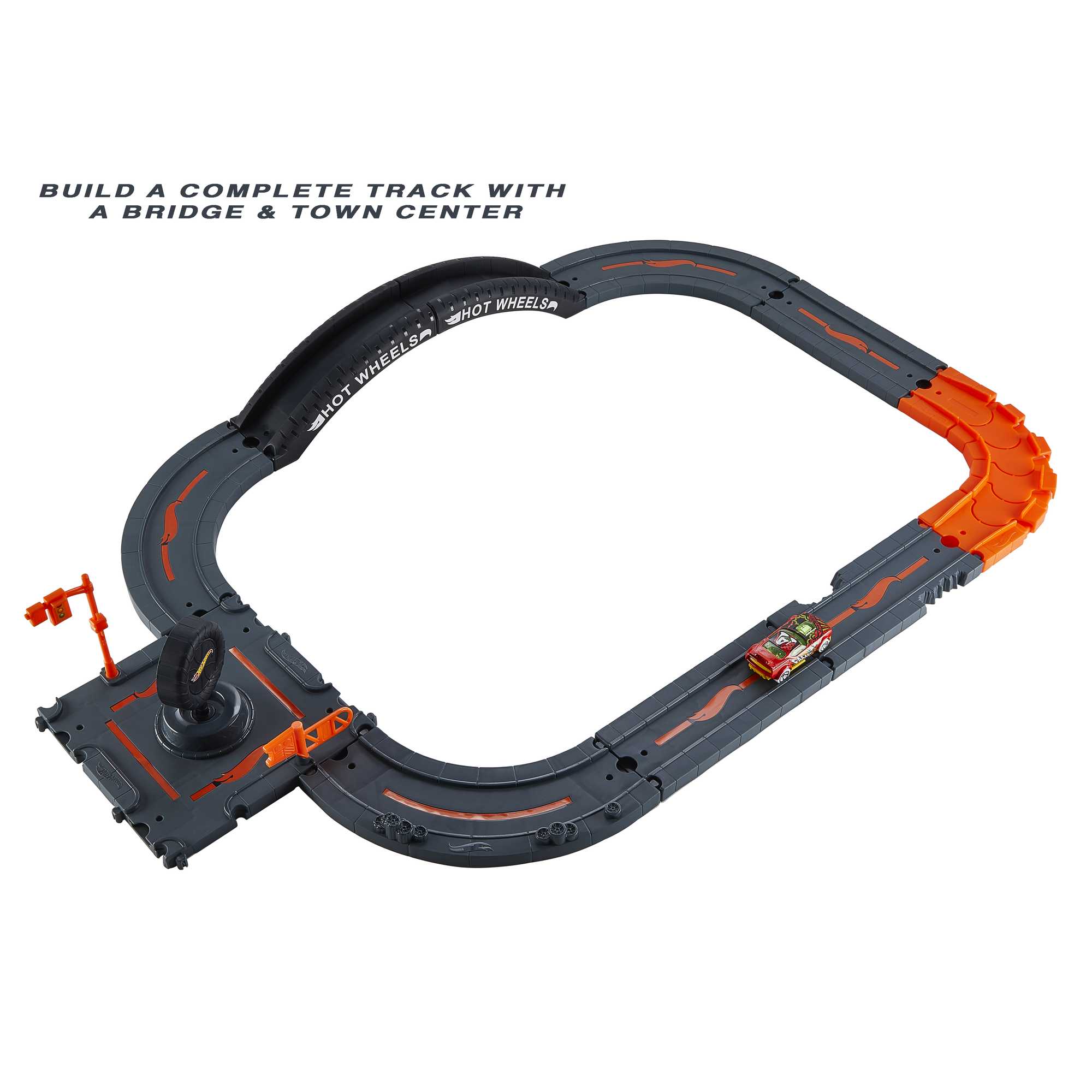 Hot Wheels City Expansion Track Pack Set And Car - Image 3