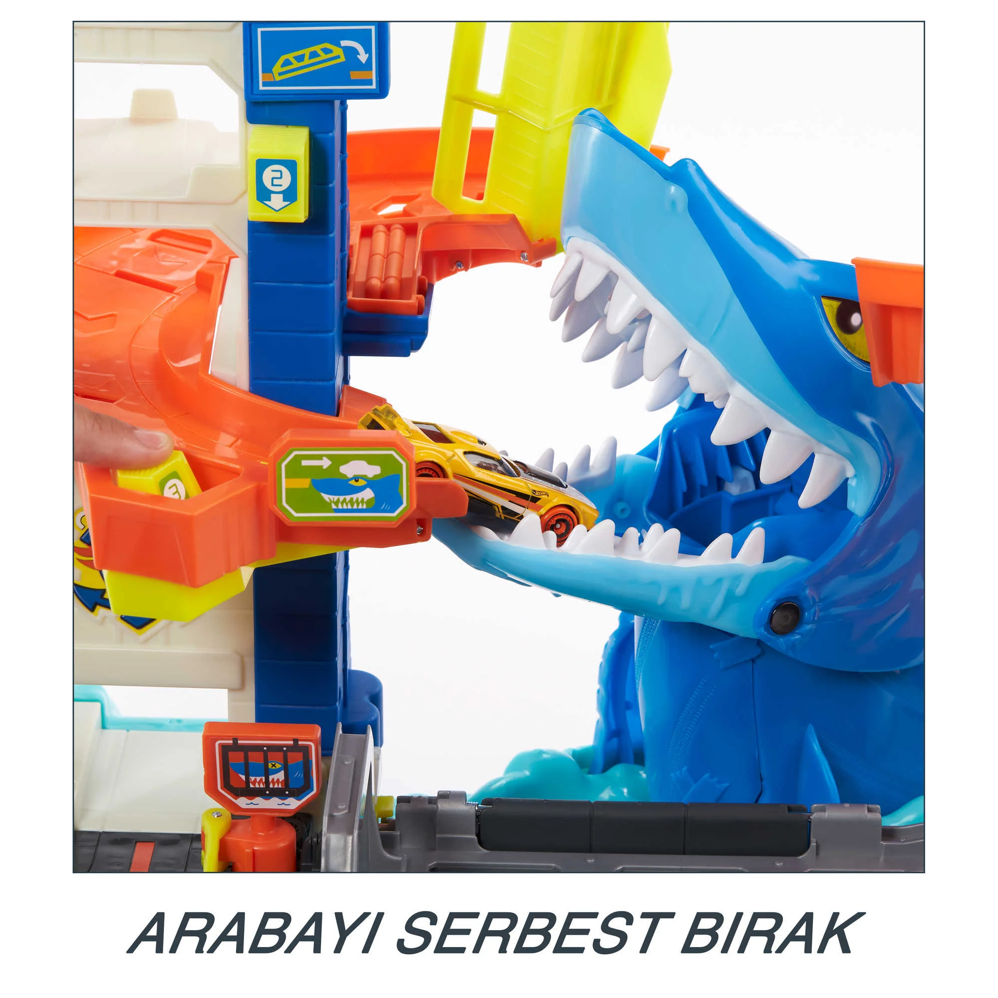 Hot Wheels® City Köpek Balığından Kaçış™ oyun seti - Image 4