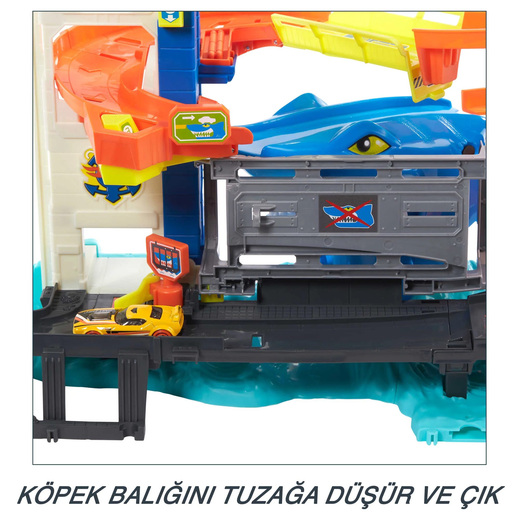 Hot Wheels® City Köpek Balığından Kaçış™ oyun seti - Image 7