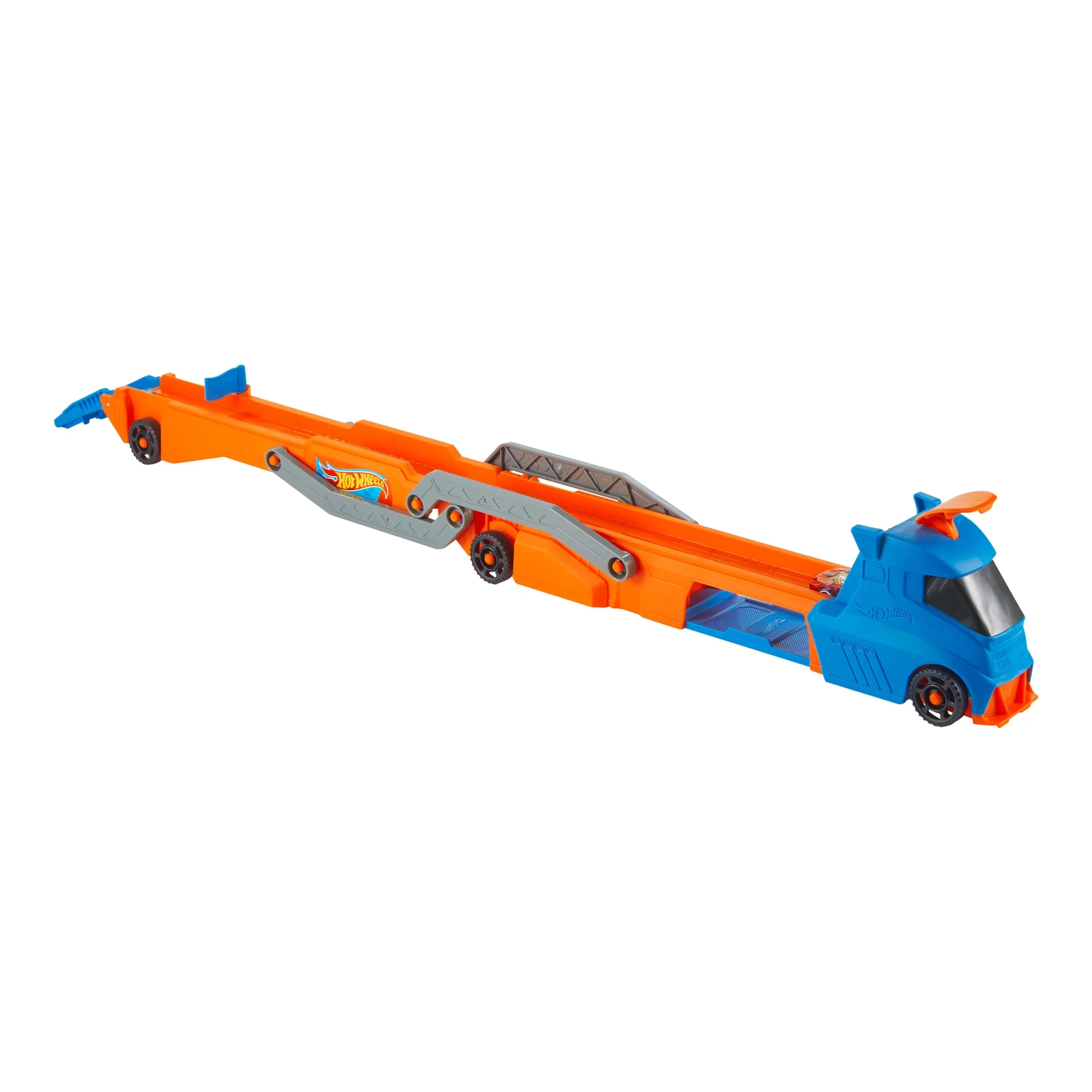 Hot Wheels City Nταλίκα, Μεταμορφώνεται Σε Πίστα Αγώνων Με Εκτοξευτή, Αποθηκεύει 9 Αυτοκινητάκια, Περιλαμβάνει Όχημα Κλίμακας 1:64 - Image 5