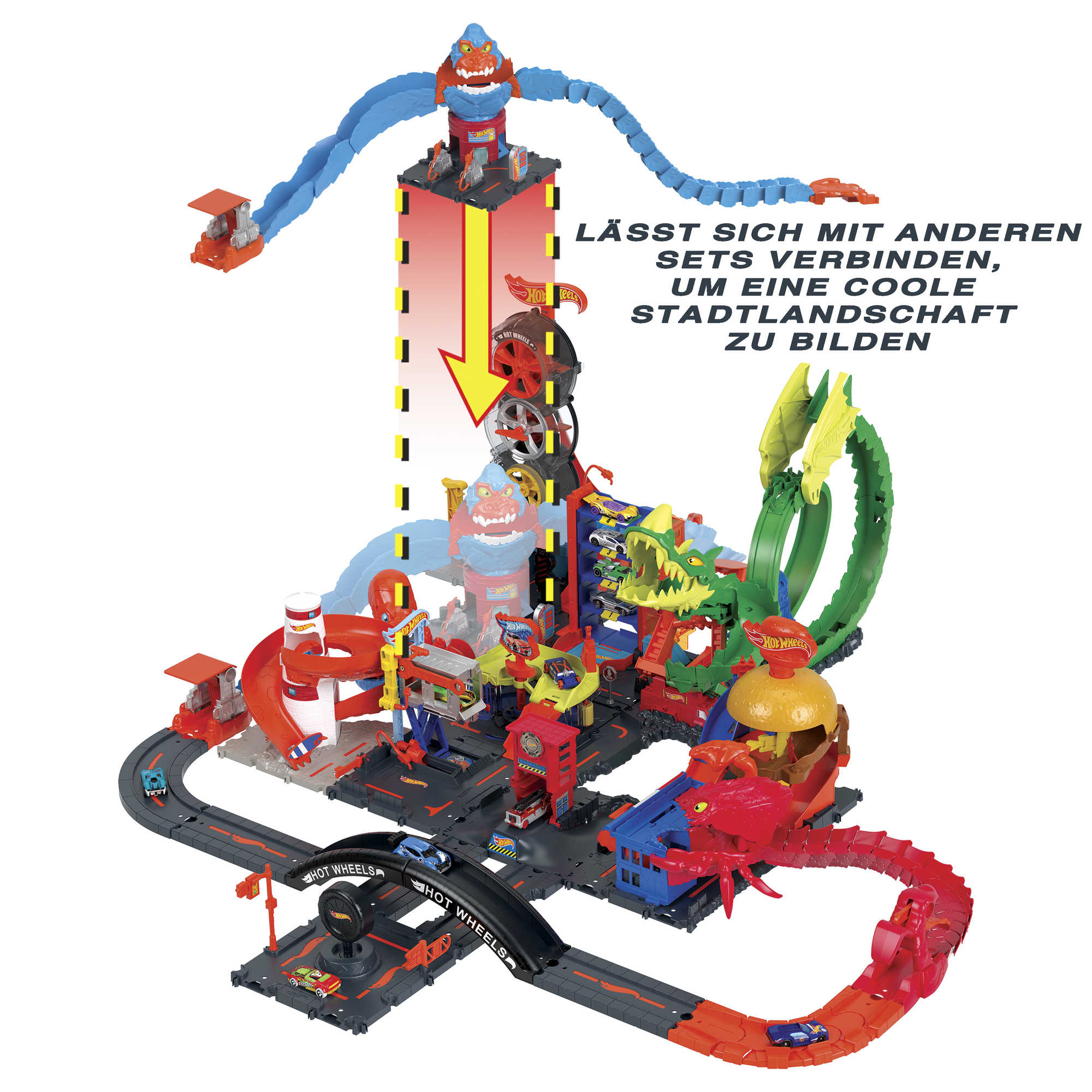 Hot Wheels City Nemesis Lab Gorilla - Image 5