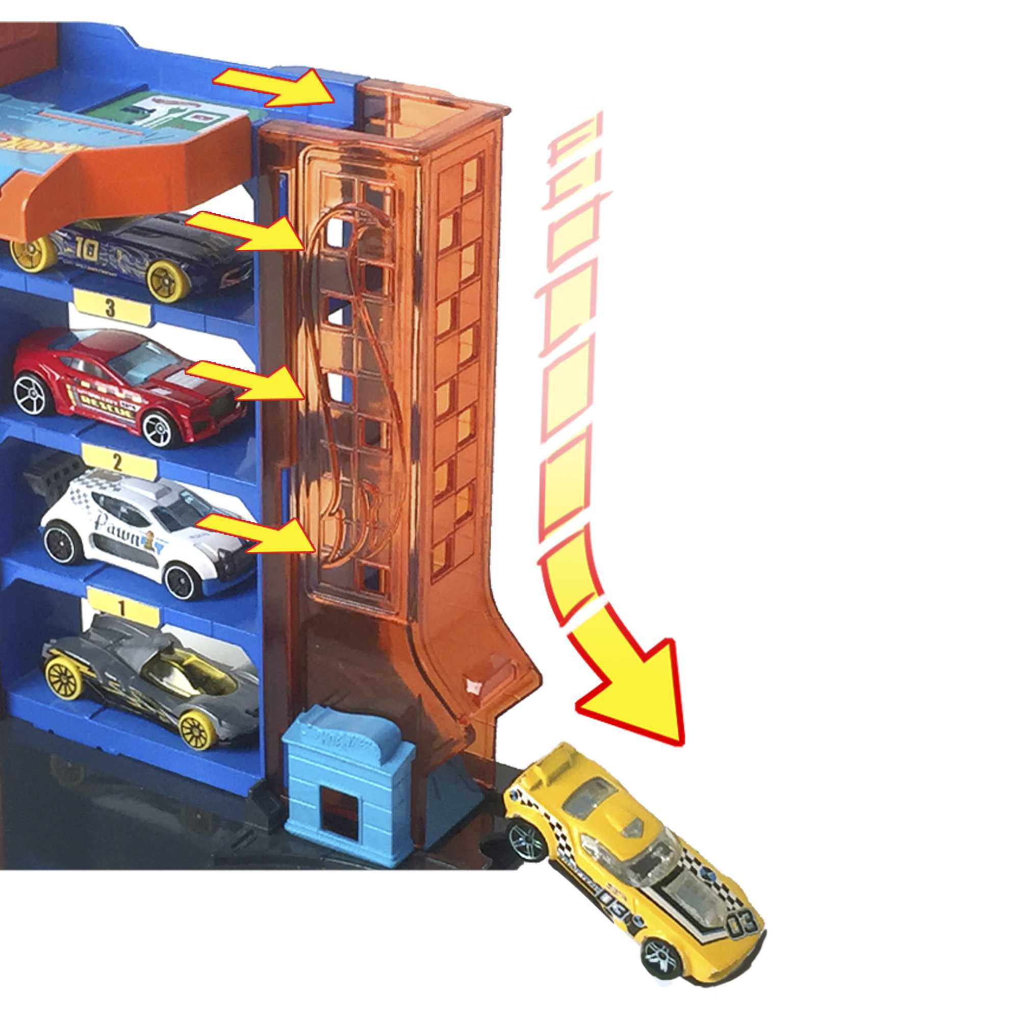 Hot Wheels City Parking De Centre-Ville - Image 4