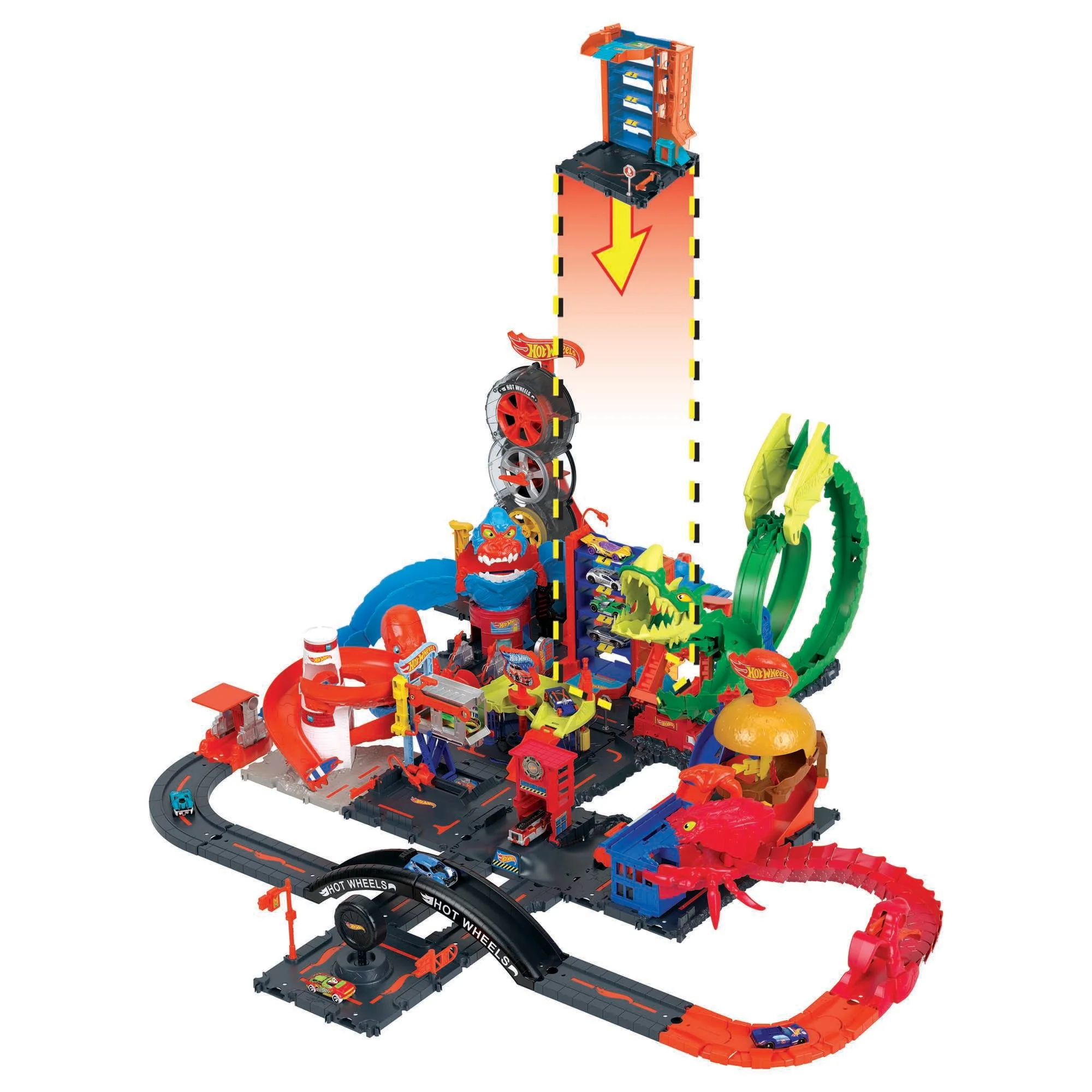 Hot Wheels City Parking De Centre-Ville - Image 7