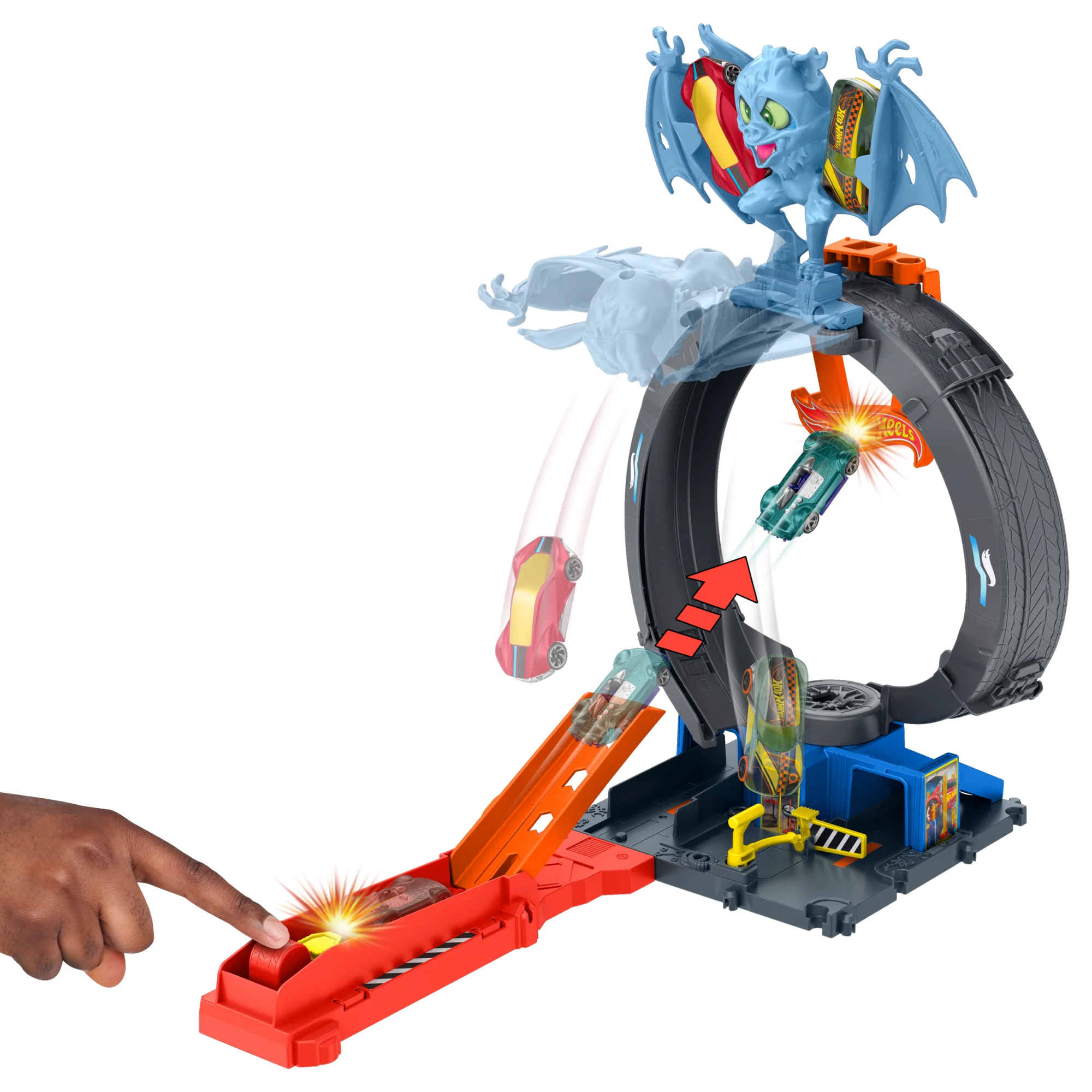 Hot Wheels City Pętla nietoperza Zestaw - Image 3
