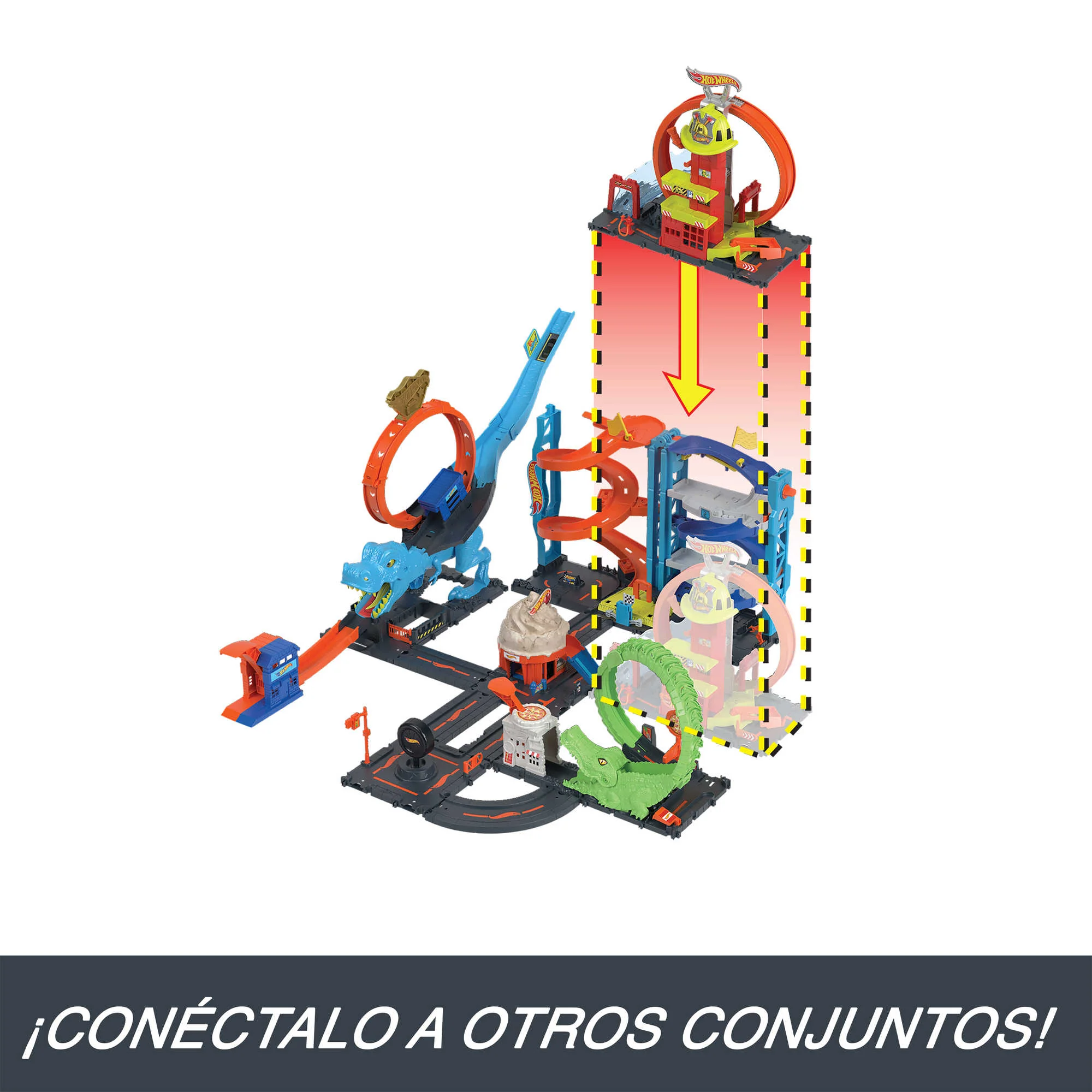 Hot Wheels City Parque De Bomberos Superloop - Image 6