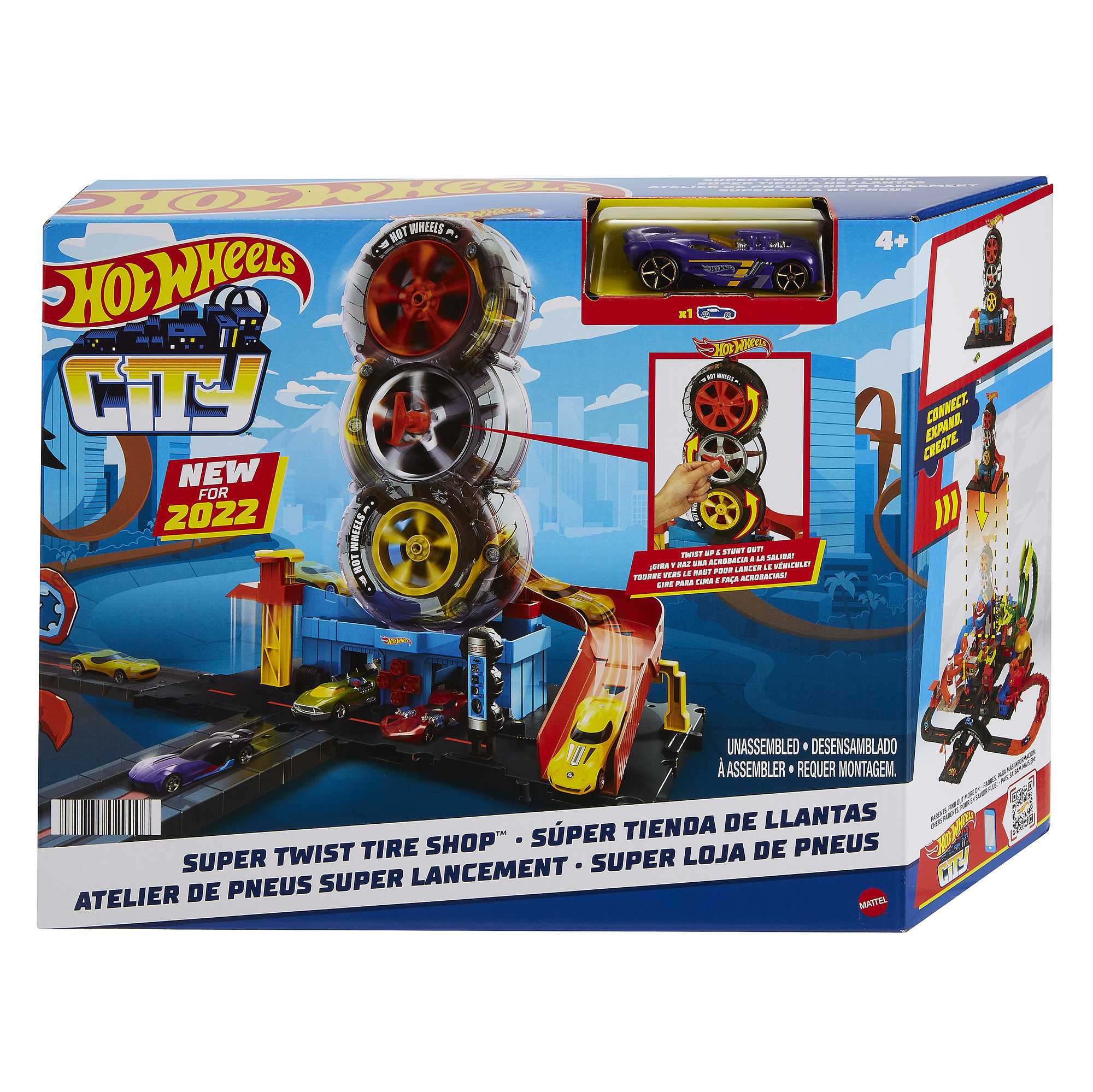 Hot Wheels City Super Twist Tire Shop - Image 6