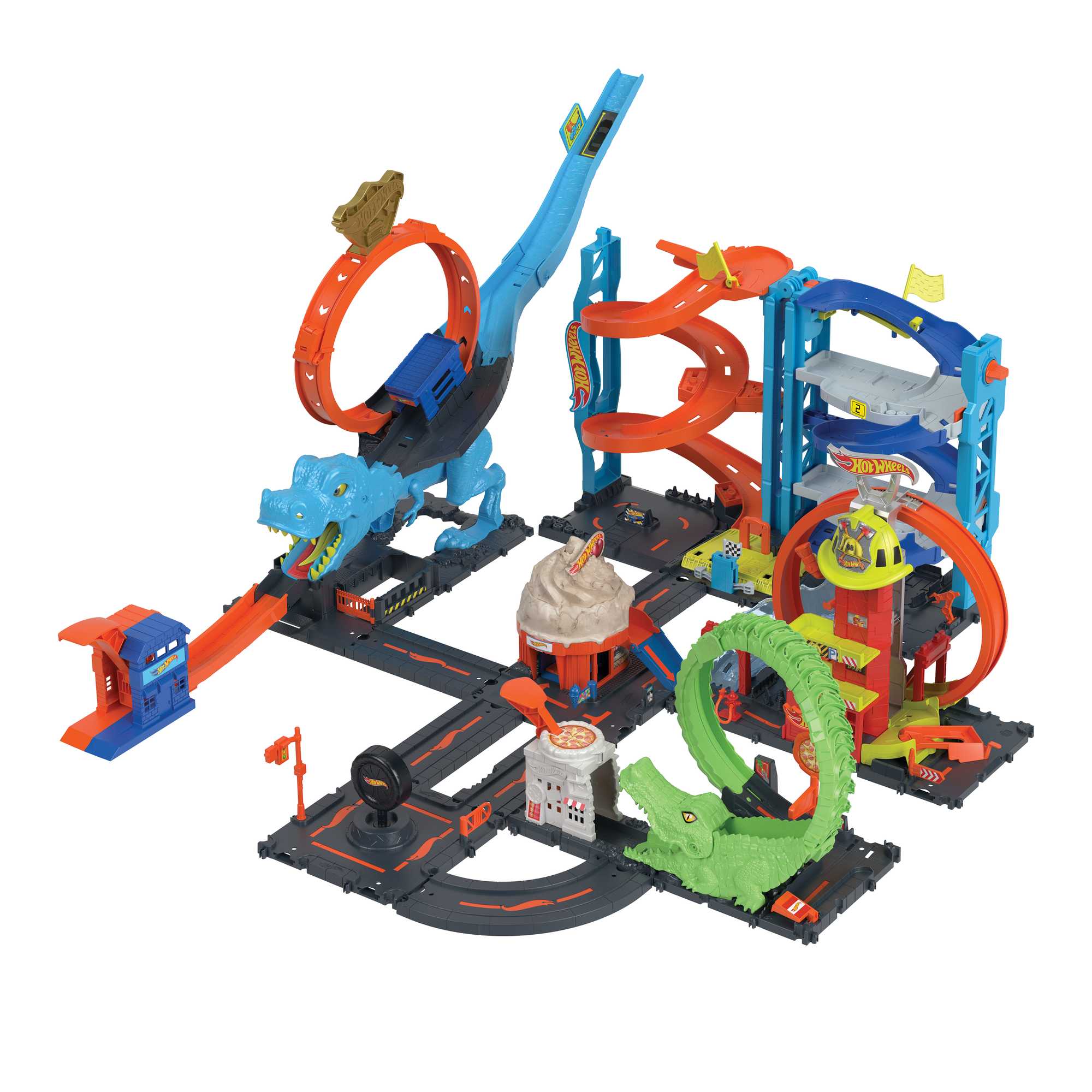 Hot Wheels City Torre de carreras transformable, conjunto de juego - Image 7