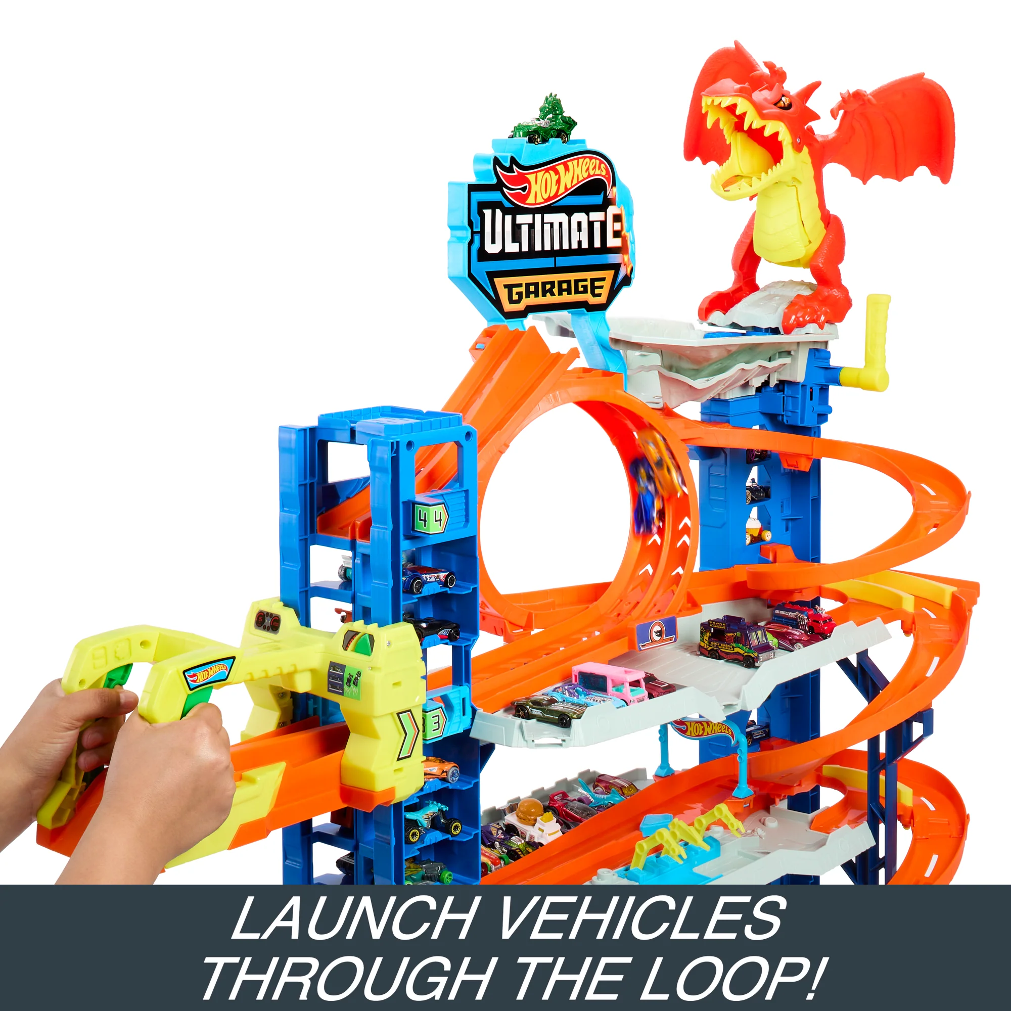 Hot Wheels™ City Ultimate Garage Playset With 2 Die-Cast Cars, Toy Storage For 50+ Cars - Image 5