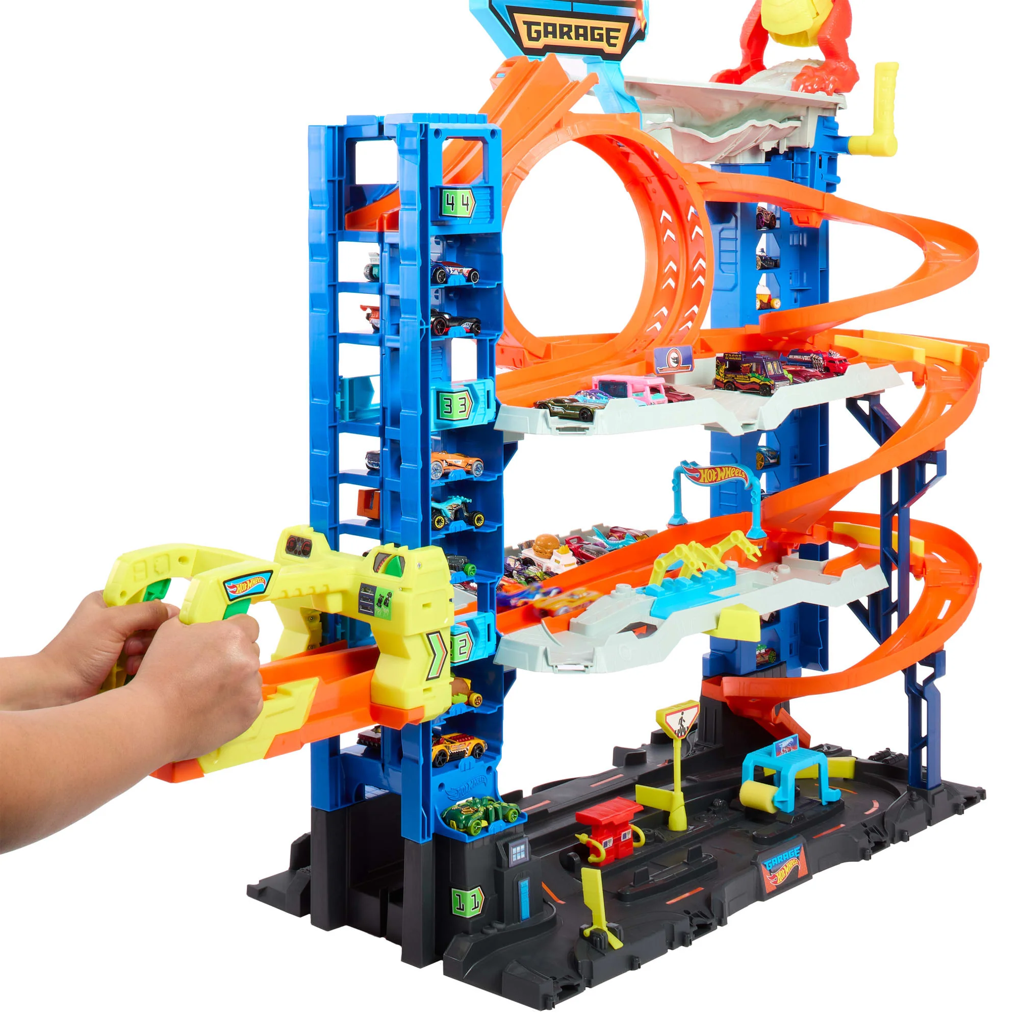 Hot Wheels City Mega Garaż Atak Smoka Zestaw - Image 3