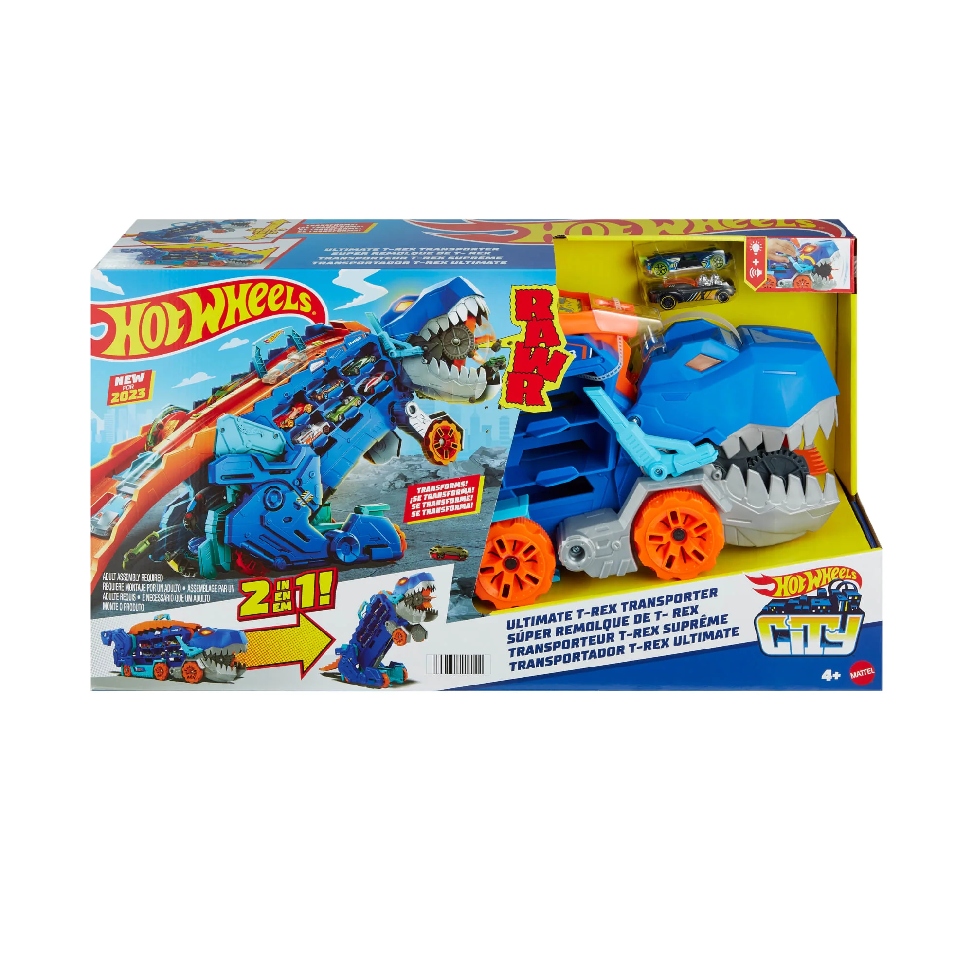 Hot Wheels T-Rex Mega Transporter Zestaw - Image 6