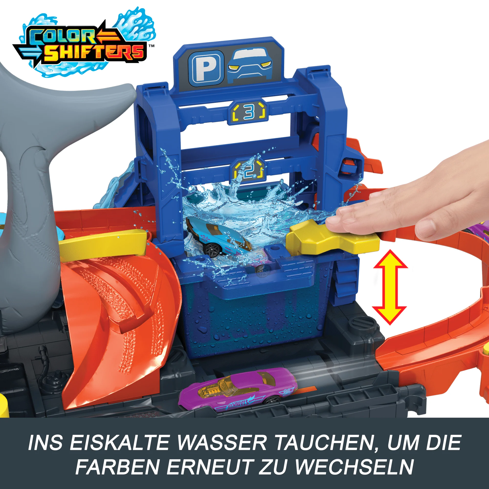 Hot Wheels City Ultimative Hai Auto-Waschanlage - Image 5