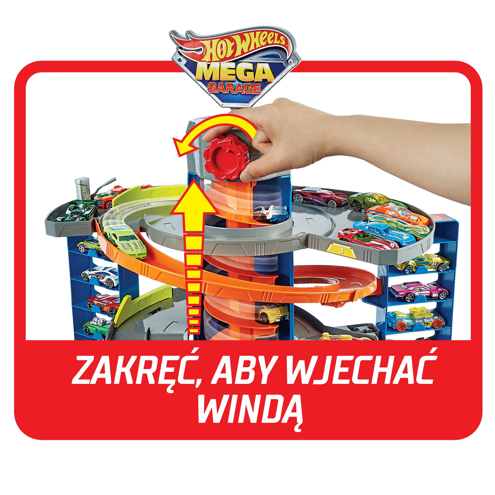 Hot Wheels® City Zakręcony Megagaraż Zestaw - Image 3