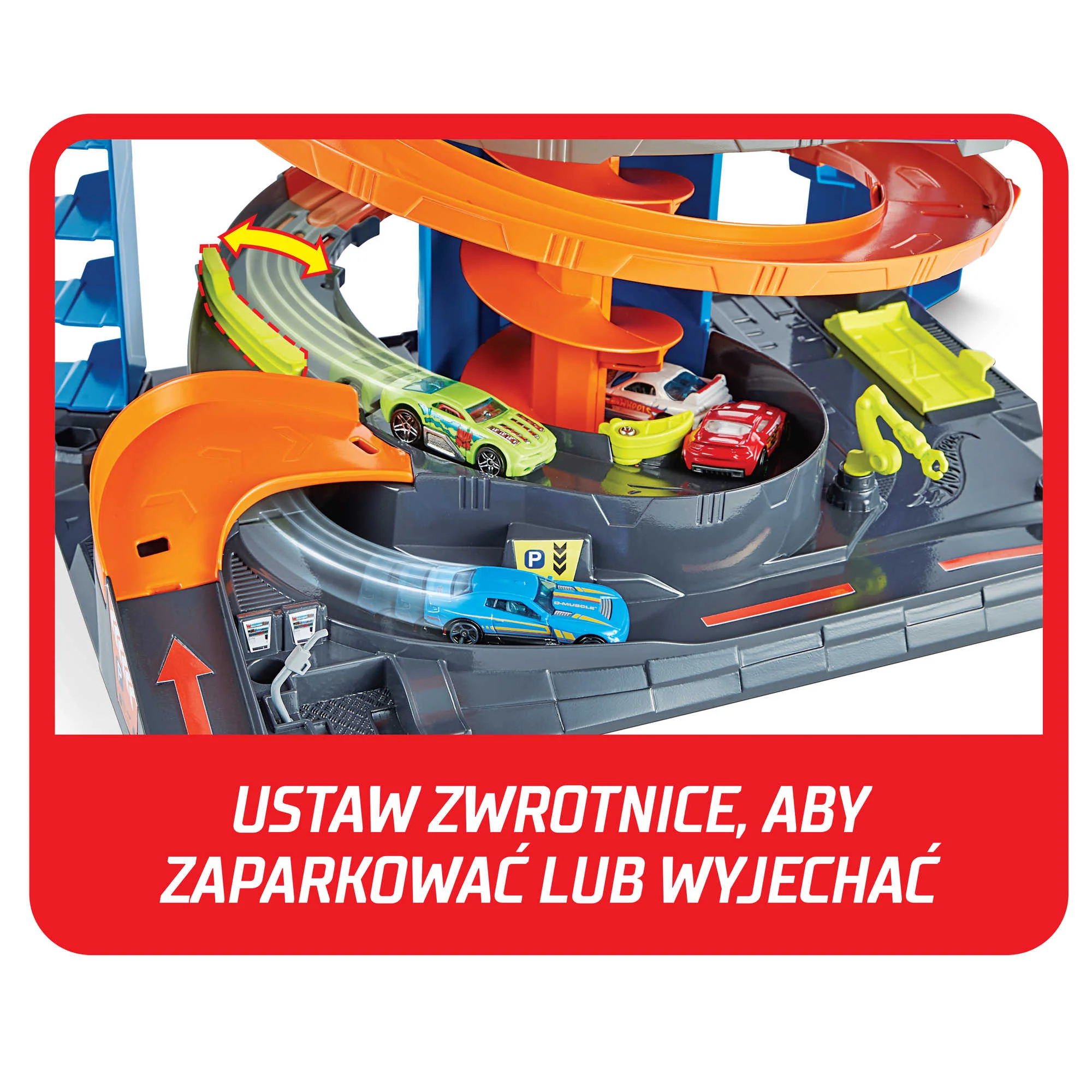 Hot Wheels® City Zakręcony Megagaraż Zestaw - Image 4